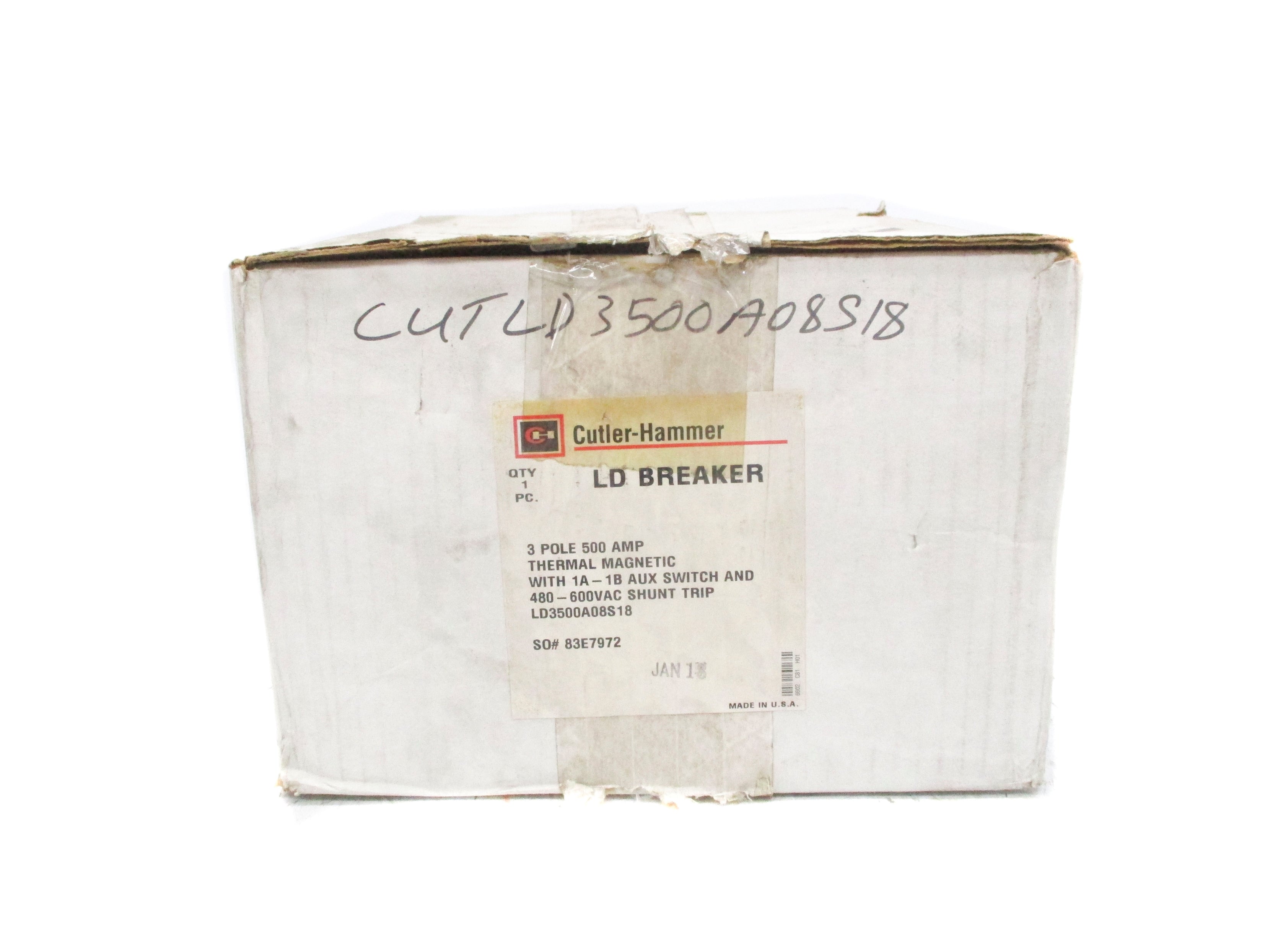 CUTLER HAMMER LD3500A08S18 500A 600VAC NSMP