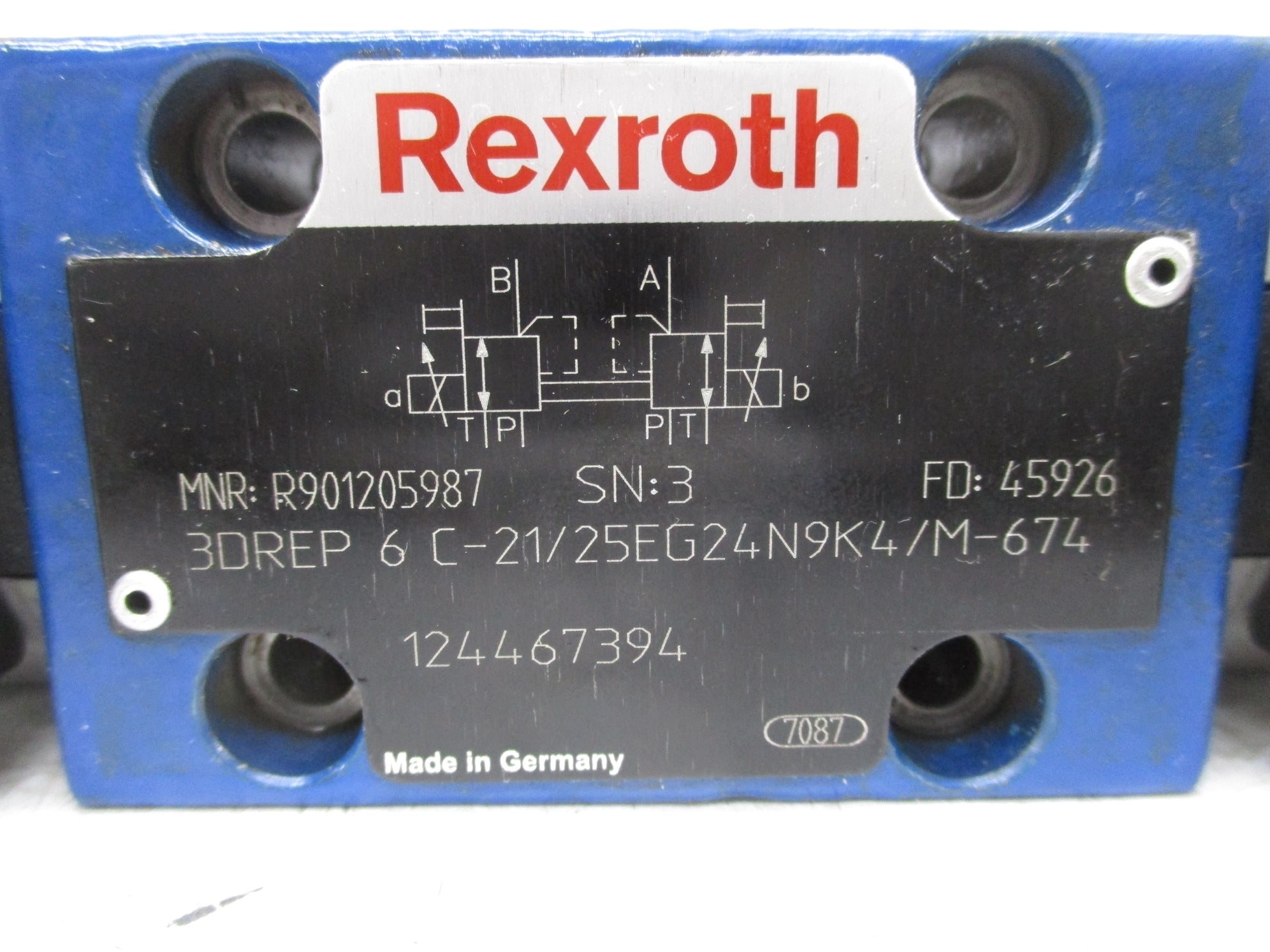 REXROTH 3DREP6C-21/25EG24N9K4/M-674 R901205987 UNMP