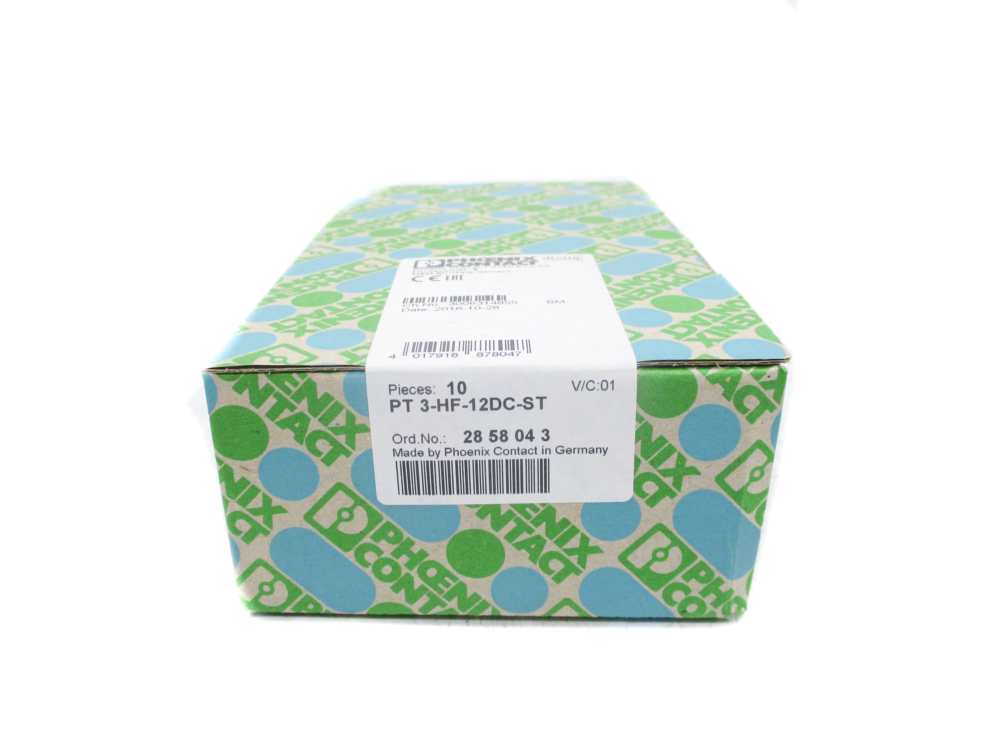 PHOENIX CONTACT PT3-HF-12DC-ST (PKG OF 10) NSFS