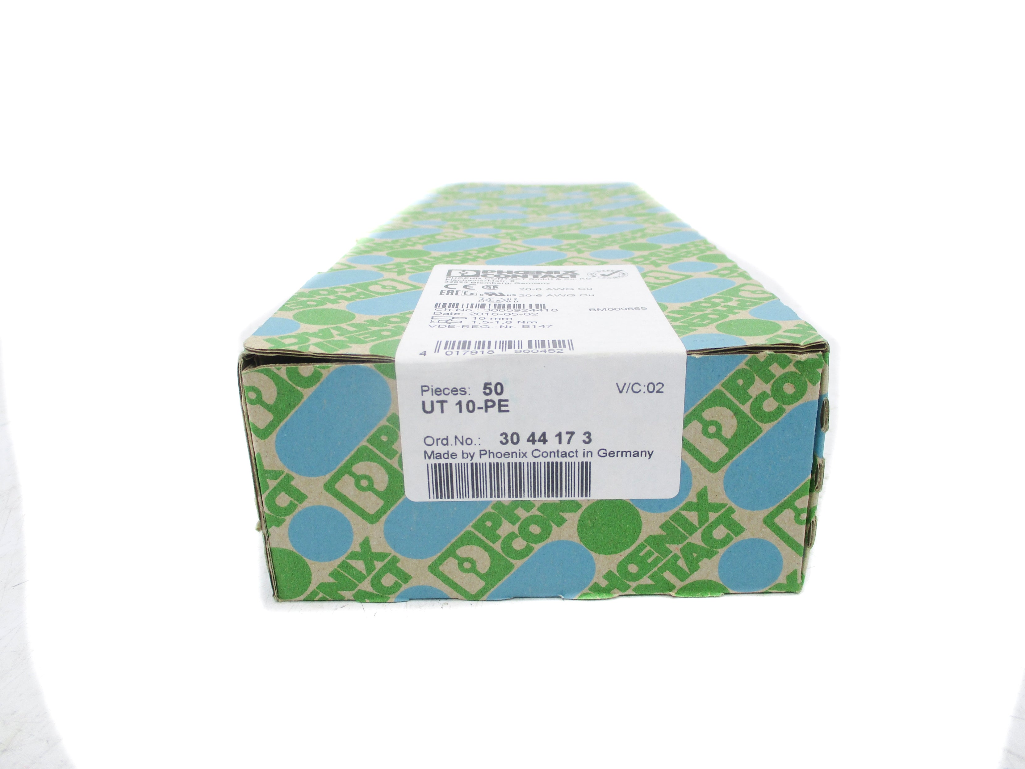 PHOENIX CONTACT UT10-PE (PKG OF 50) NSFS