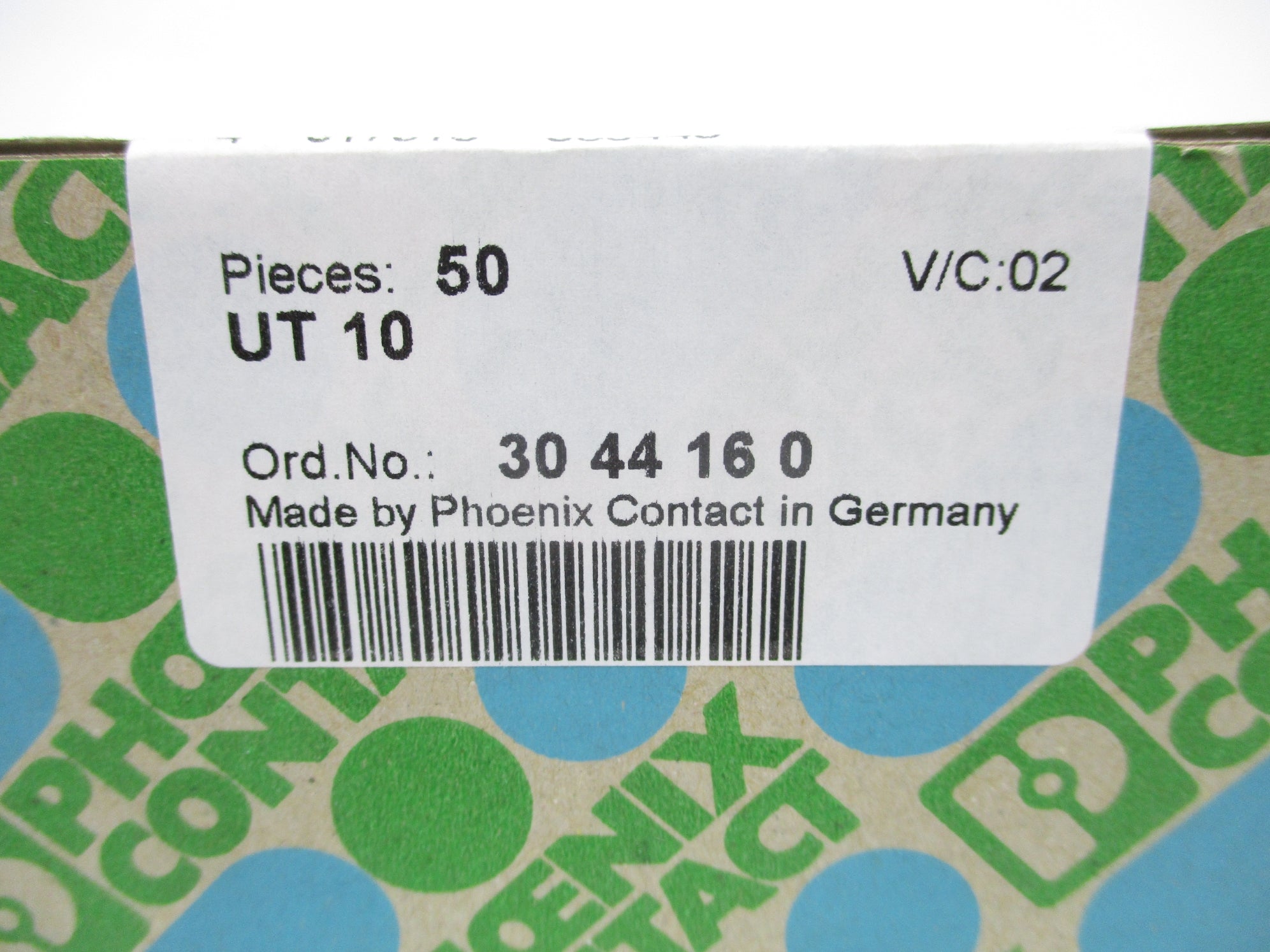 PHOENIX CONTACT UT10 (PKG OF 50) NSFS