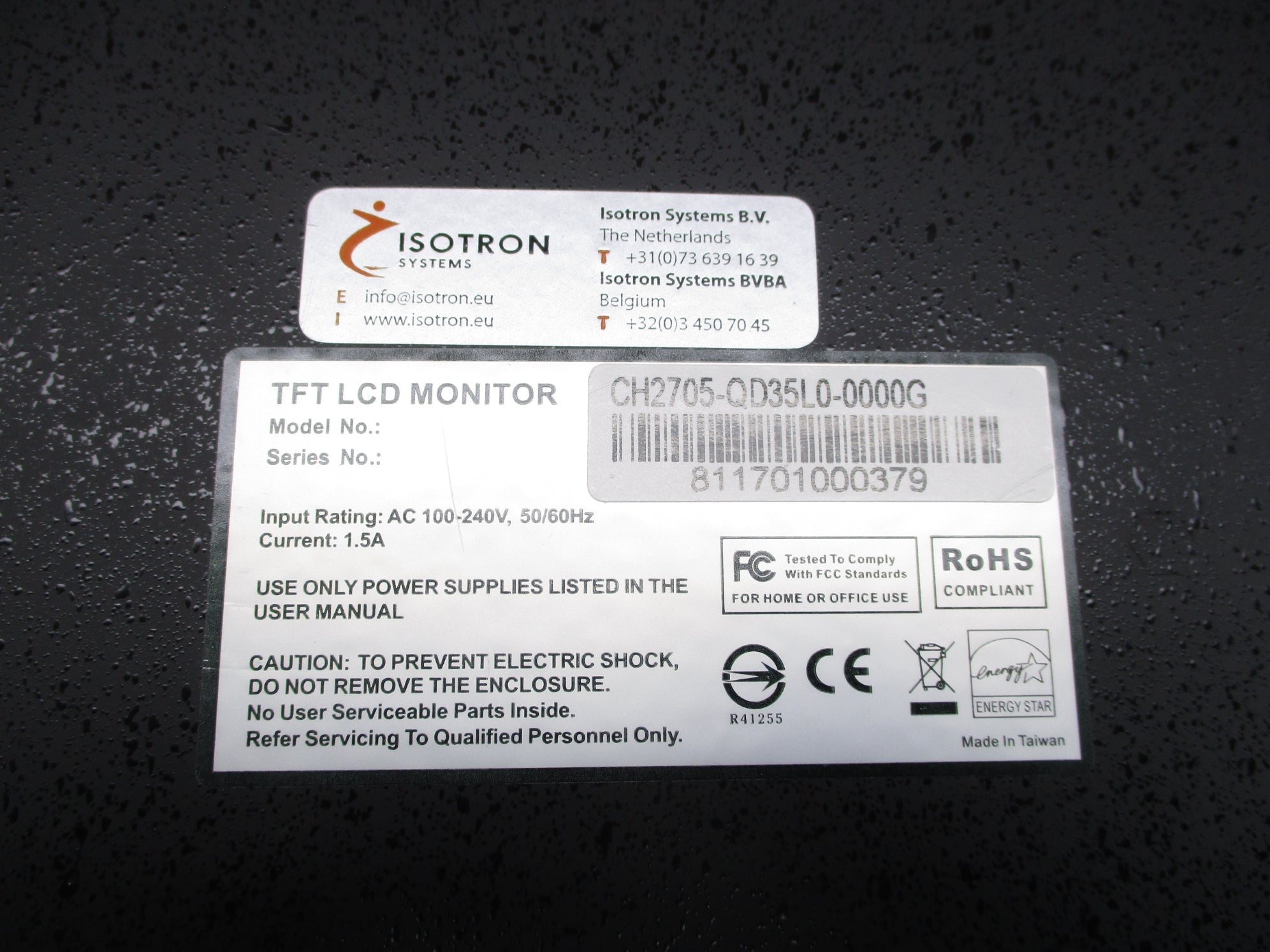 ISOTRON CH2705-QD35L0-0000G UNMP