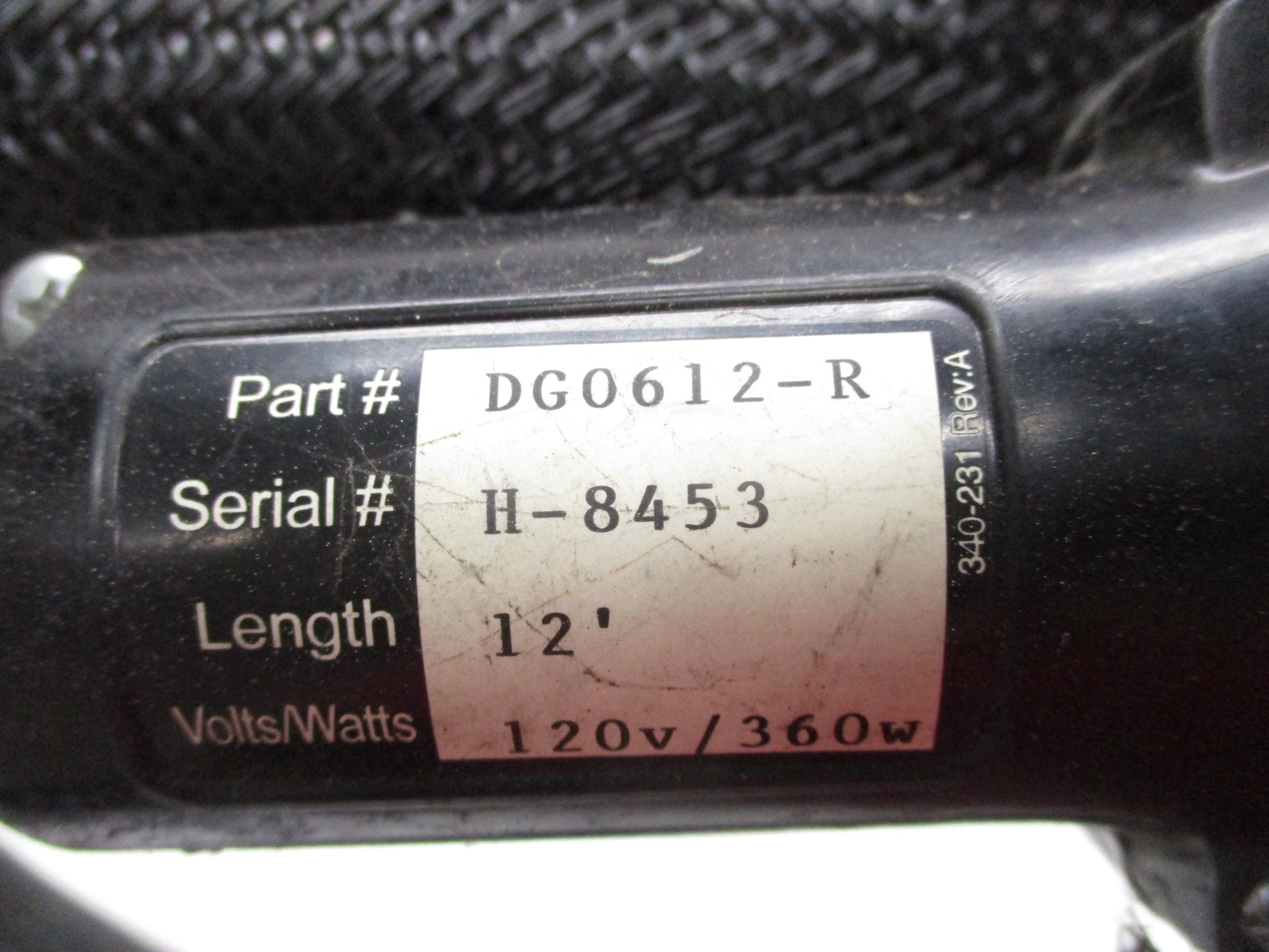 INDUSTRIAL SPARE PART DG0612-R UNMP