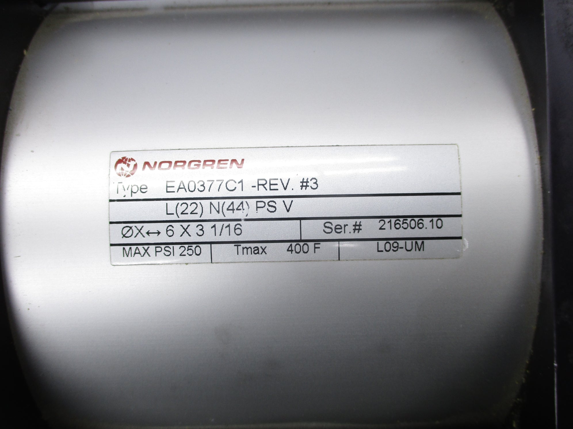 NORGREN EA0377C1 250PSI NSNP
