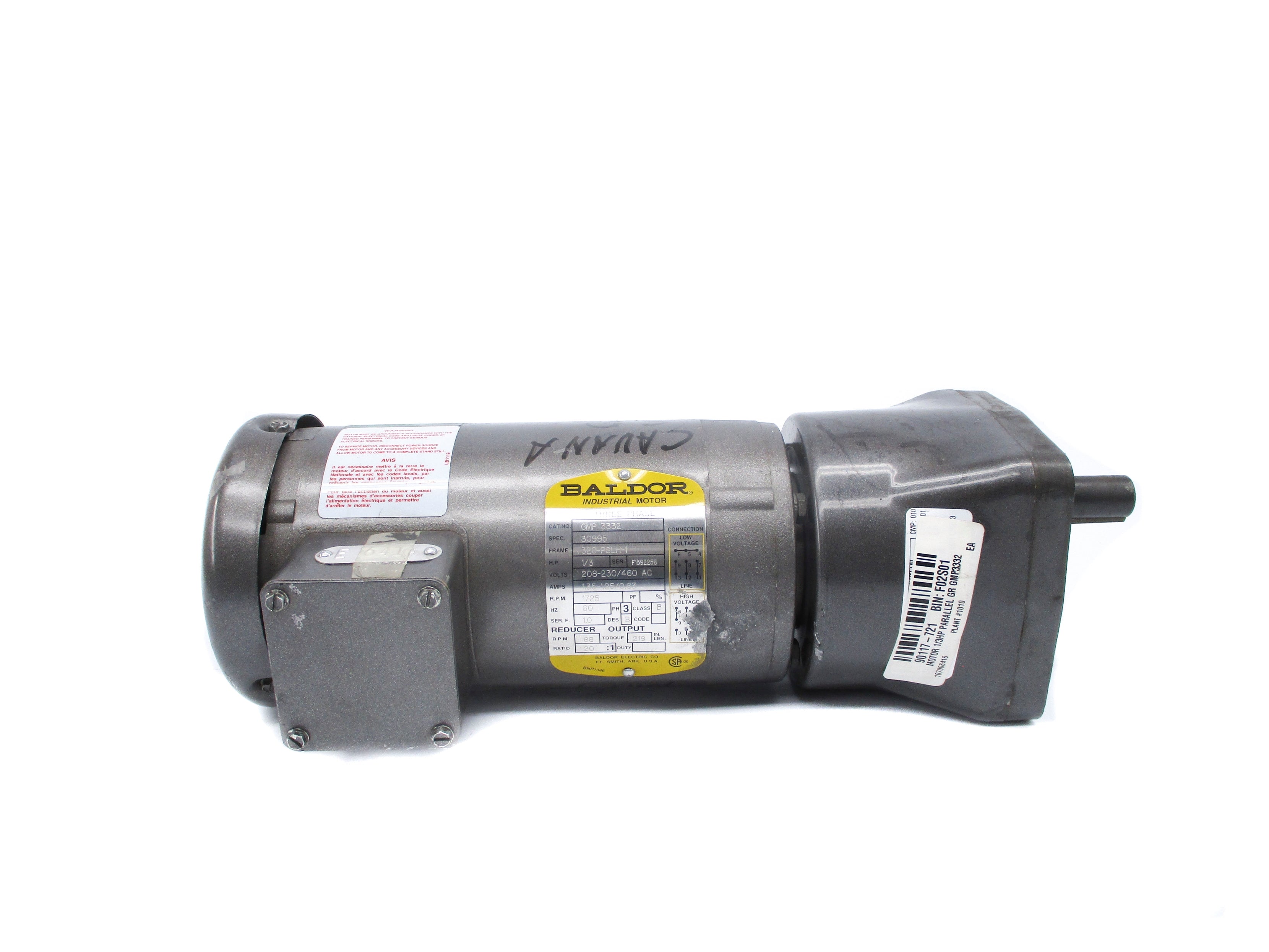 BALDOR GMP3332 NSNP