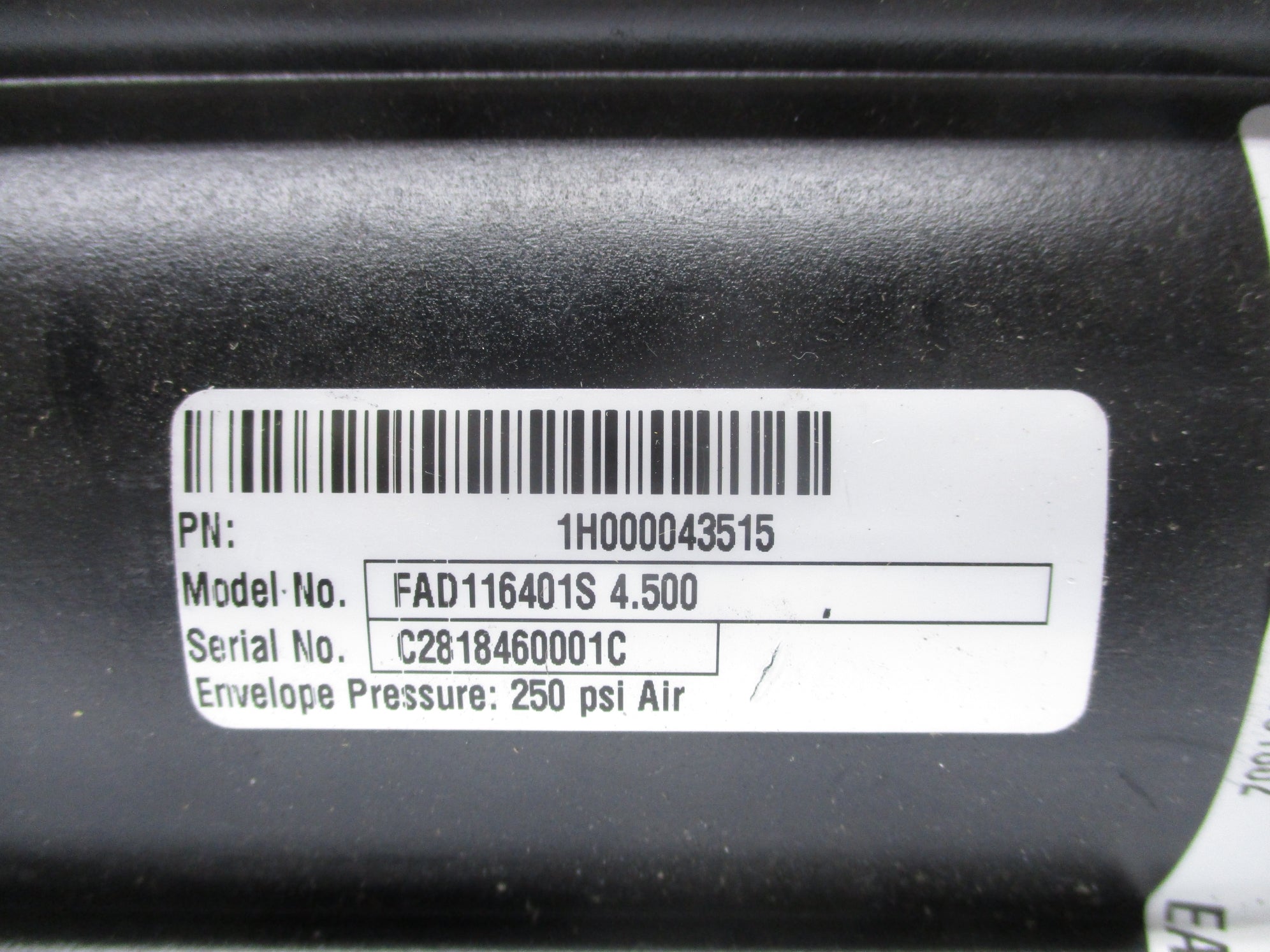 PARKER FAD116401S4.500 250PSI NSNP