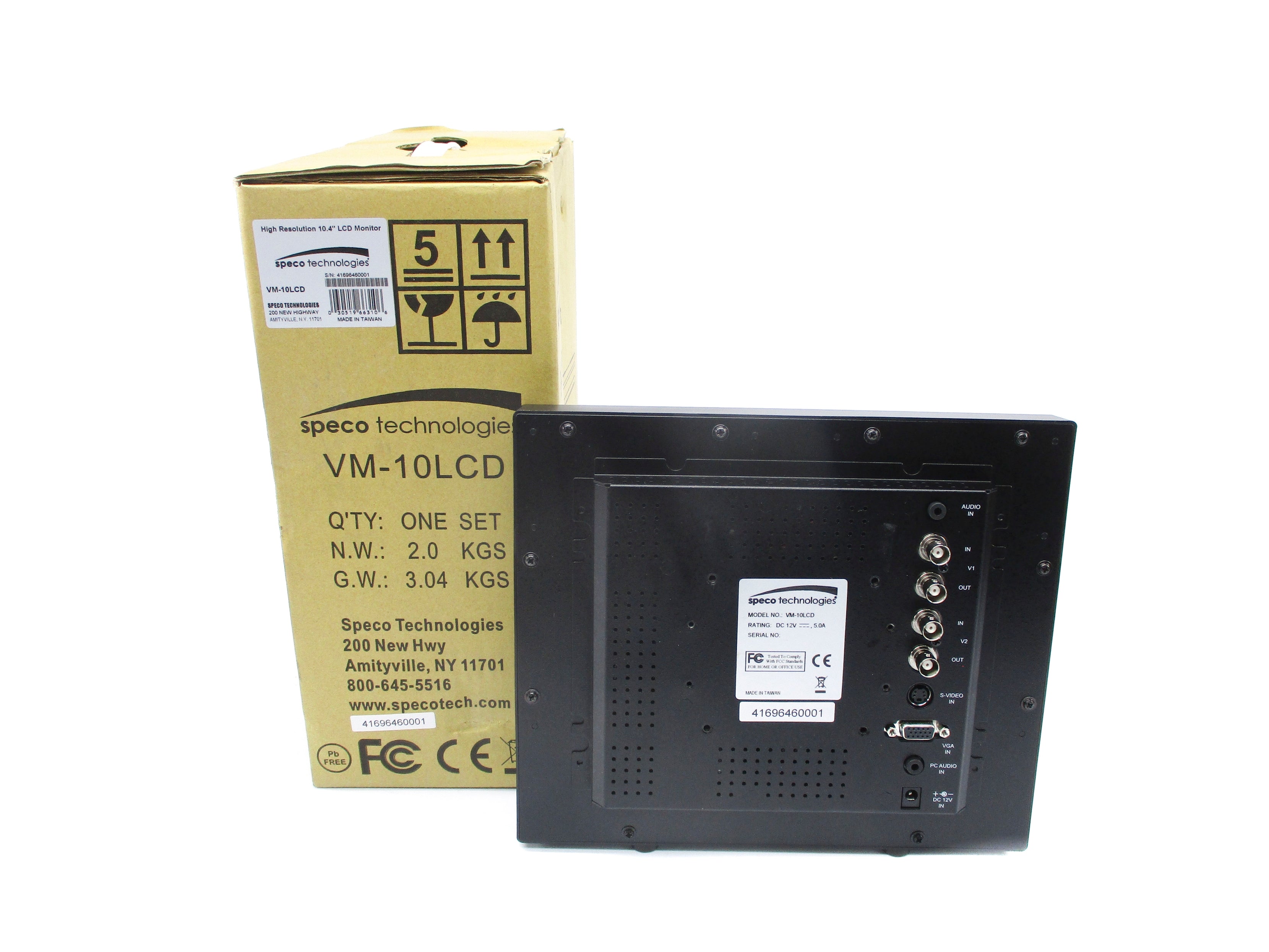 SPECO TECHNOLOGIES VM-10LCD NSMP