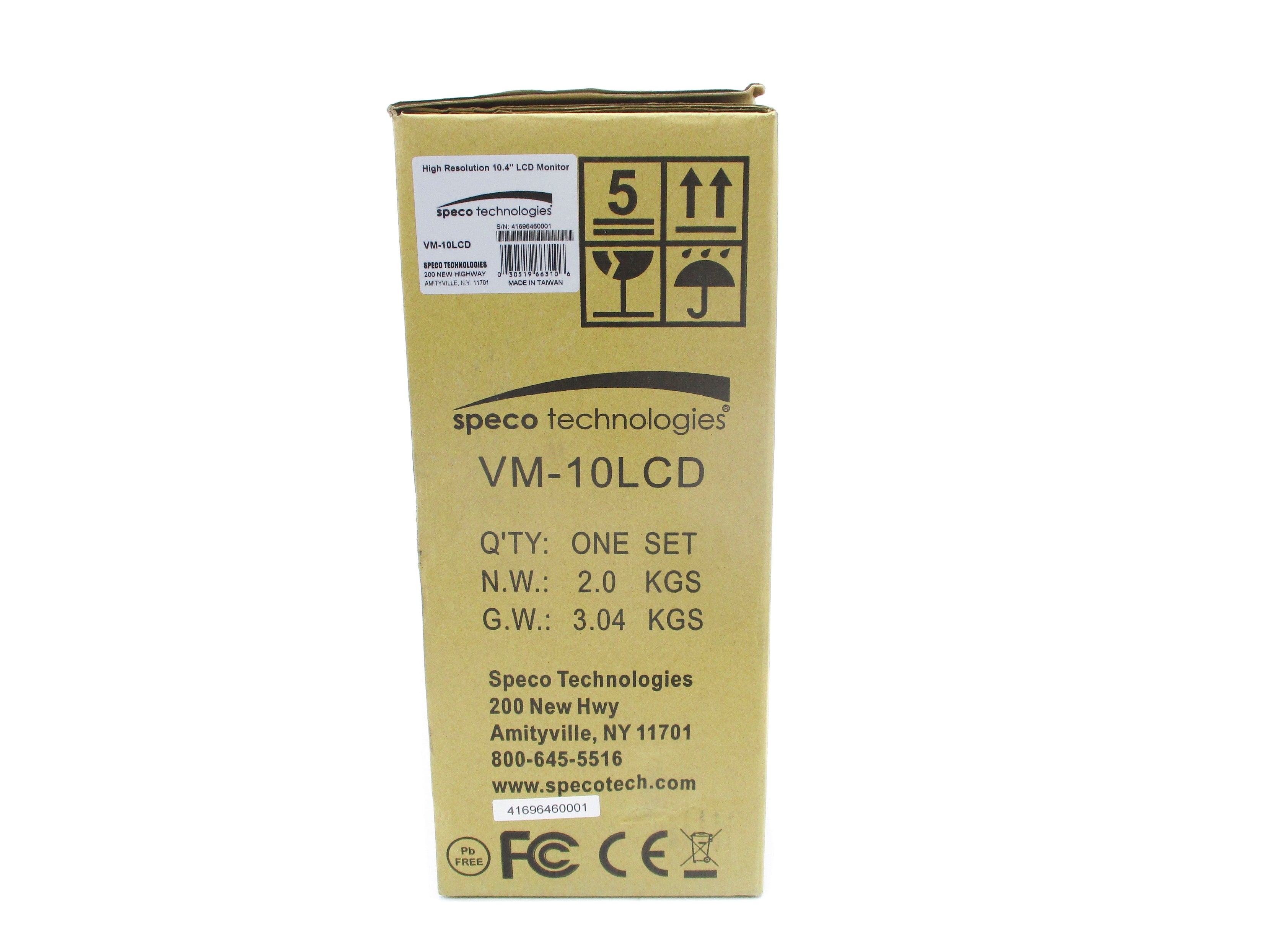 SPECO TECHNOLOGIES VM-10LCD NSMP