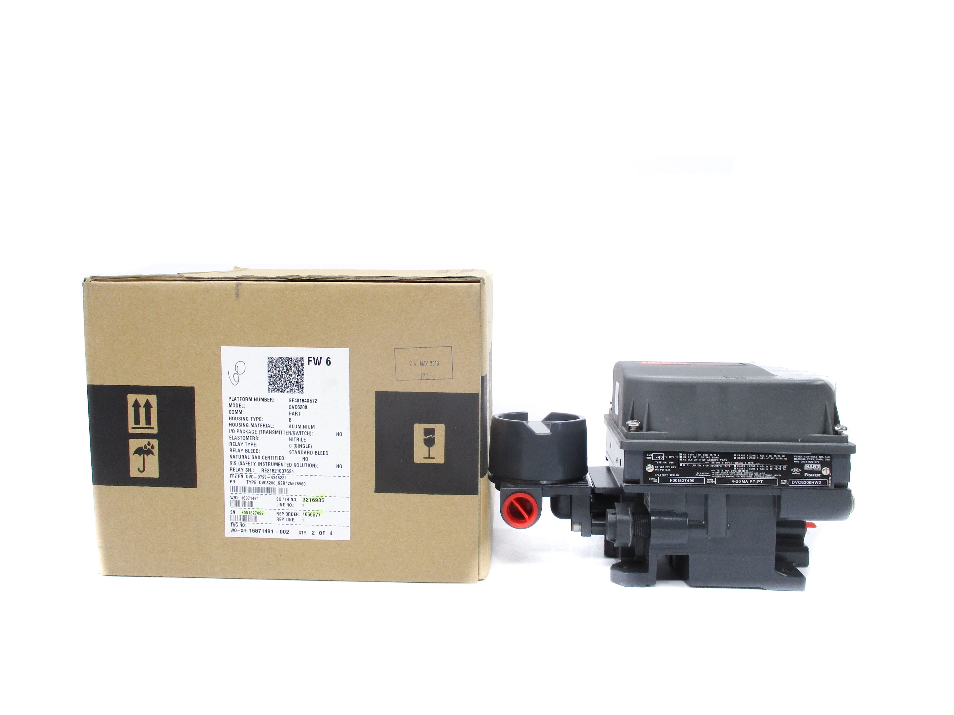 FISHER DVC6200HW2 30VDC 145PSI NSMP
