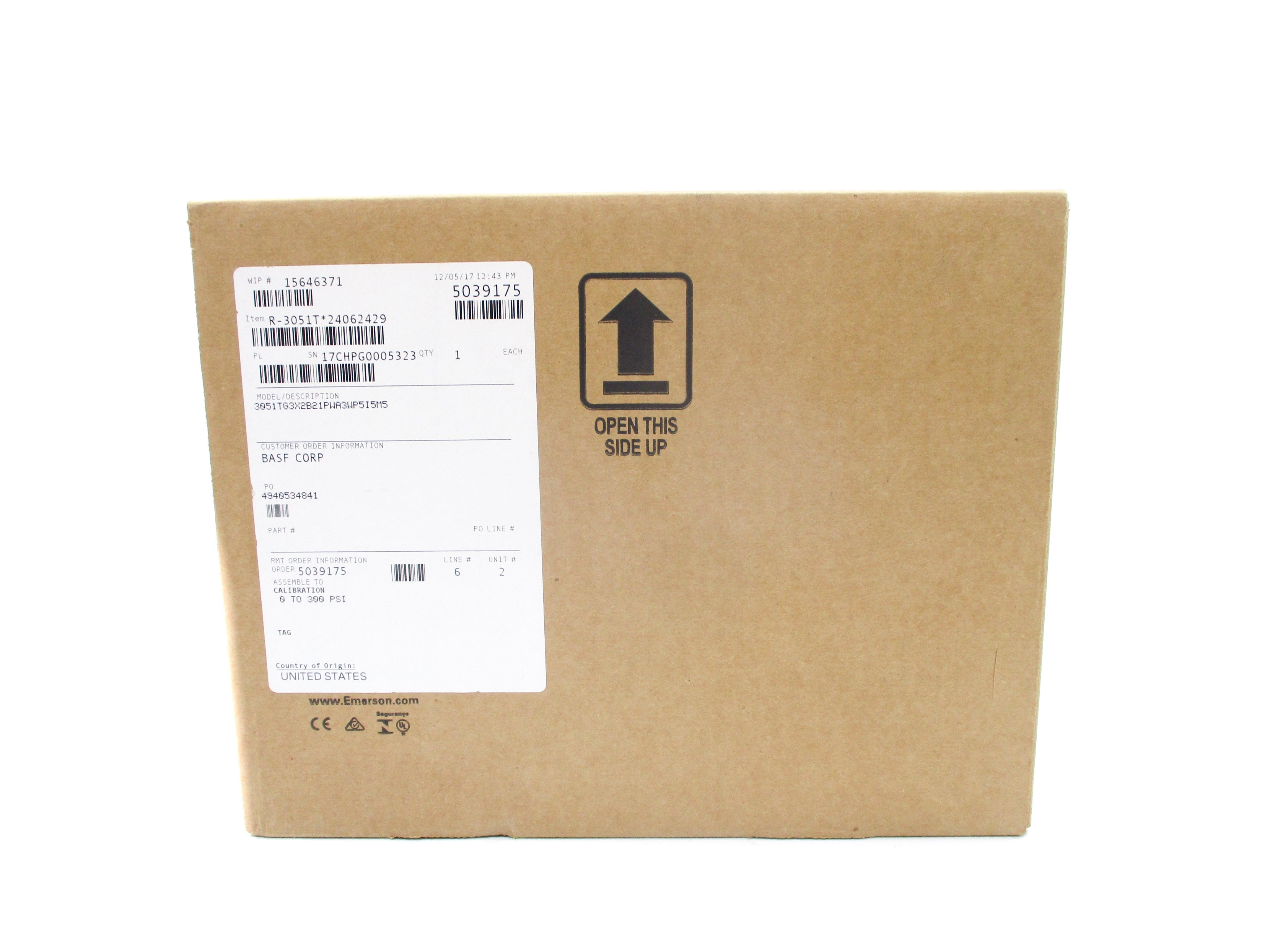 ROSEMOUNT 3051TG3X2B21PWA3WP5I5M5 0-300PSI NSMP