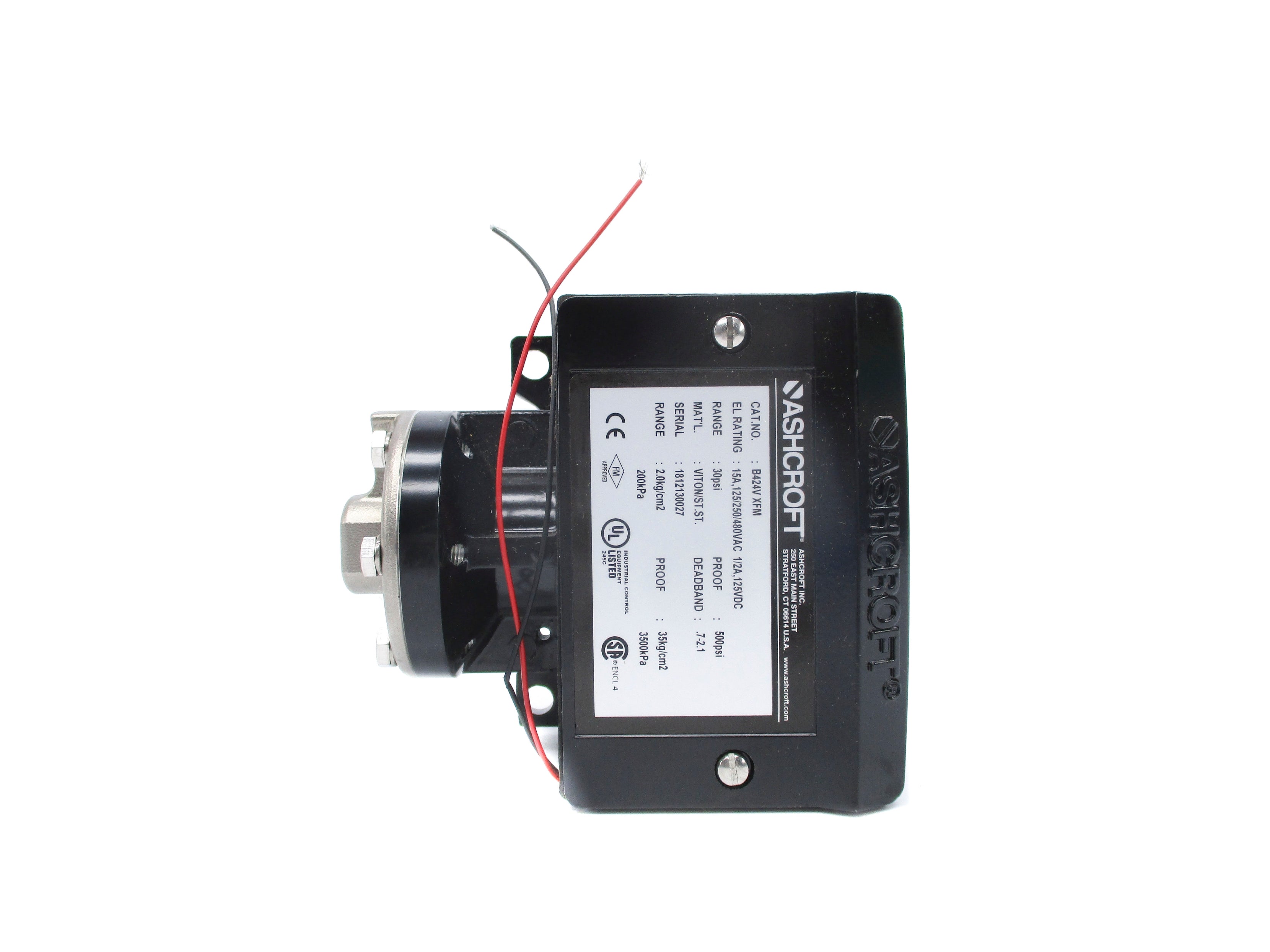 ASHCROFT B424VXFM 30PSI NSNP