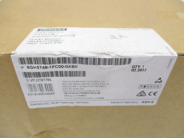 SIEMENS 6GK5748-1FC00-0AB0 F/W V6.0.1 NSFS