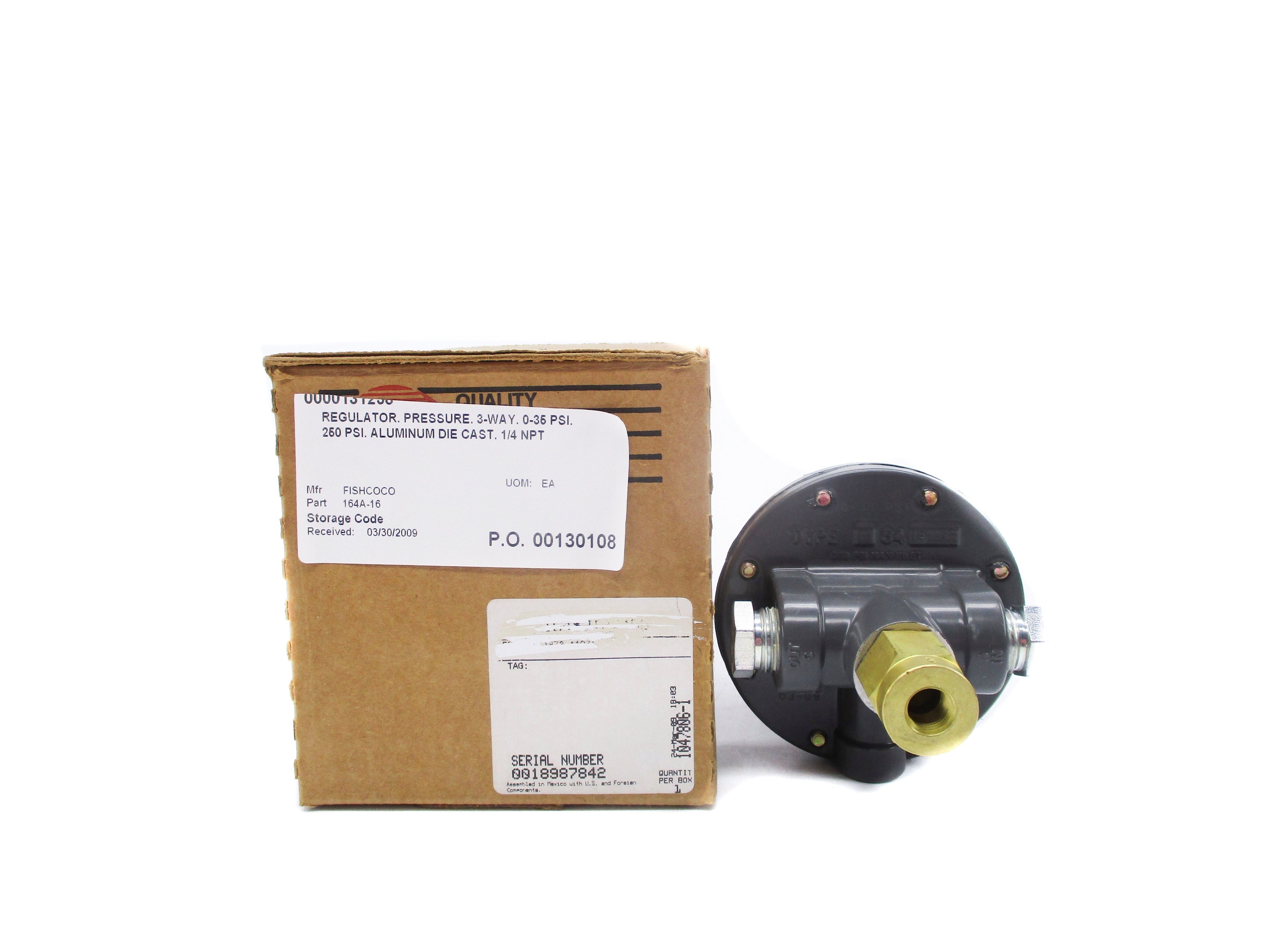FISHER CONTROLS 164A-16 250PSI NSMP