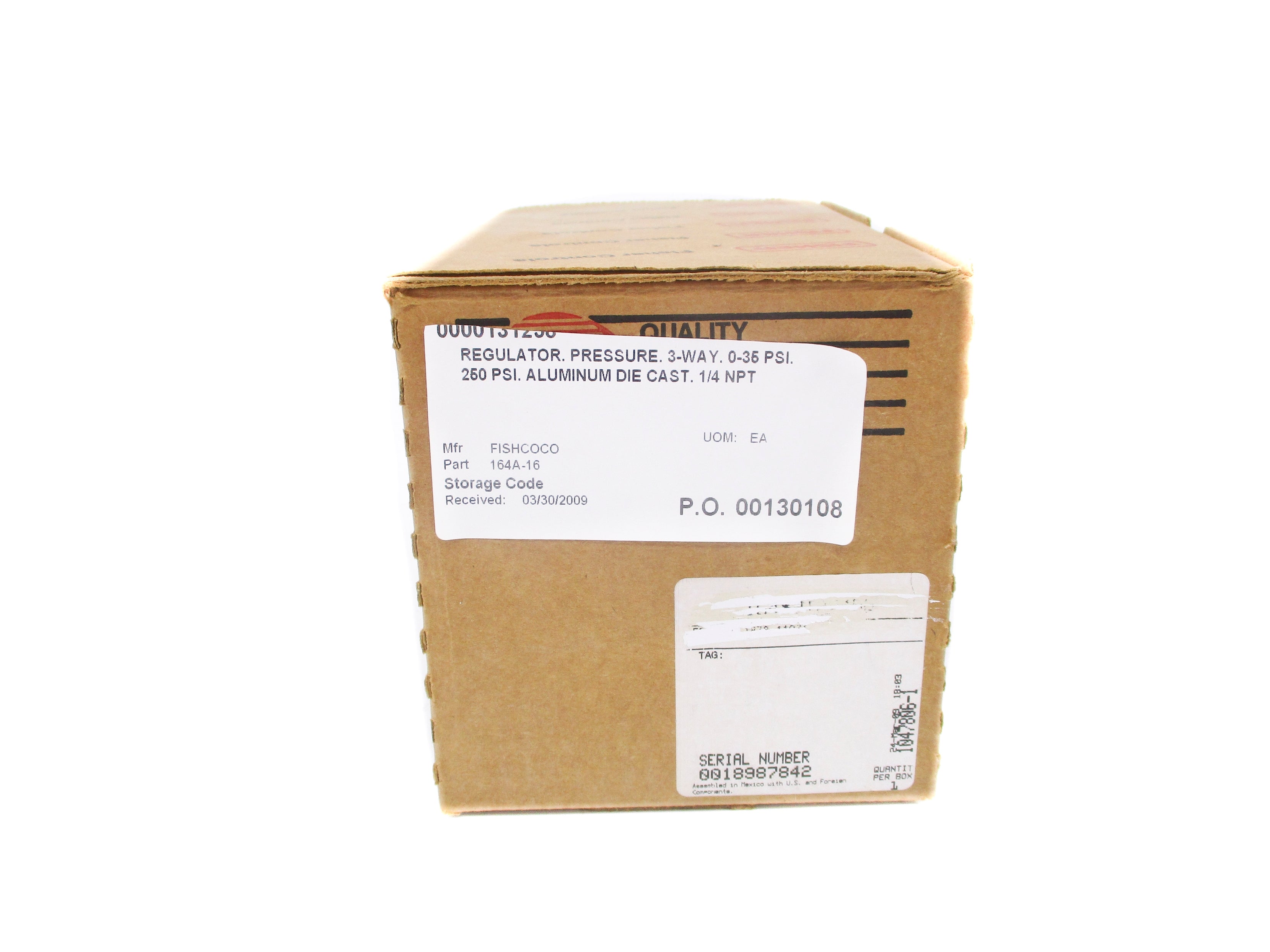 FISHER CONTROLS 164A-16 250PSI NSMP