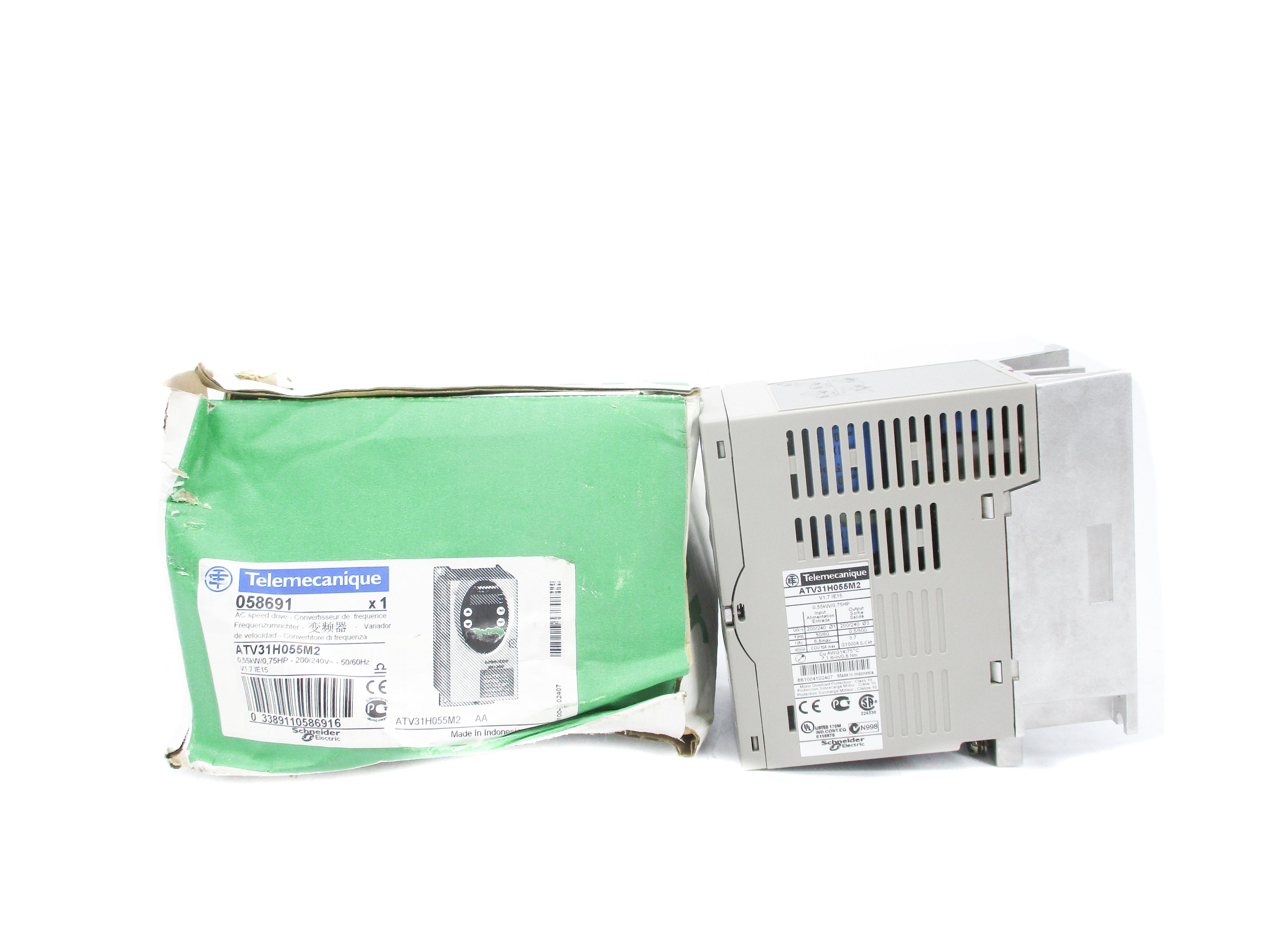 TELEMECANIQUE ATV31H055M2 (AS PICTURED) NSMP
