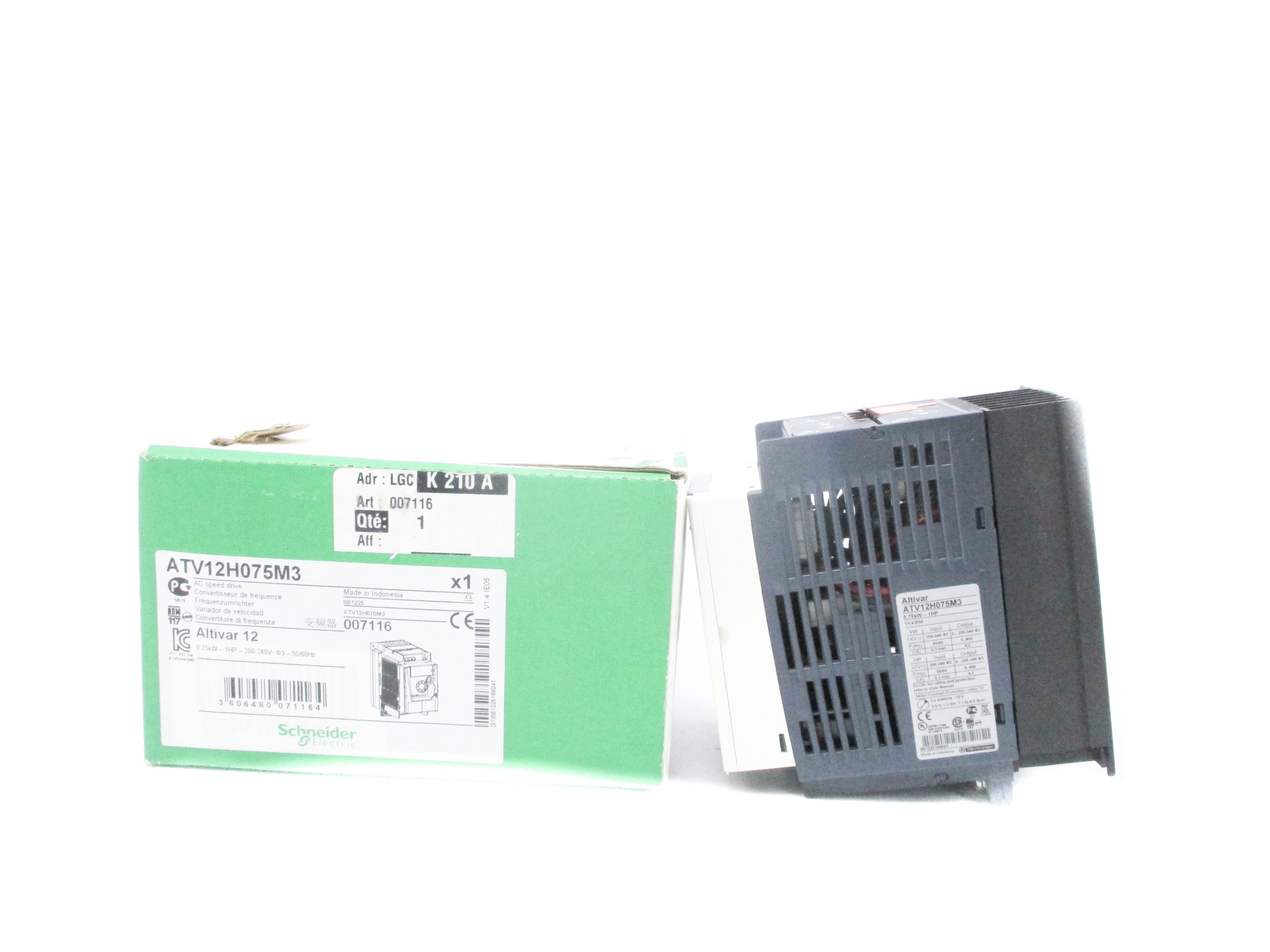SCHNEIDER ELECTRIC ATV12H075M3 NSMP