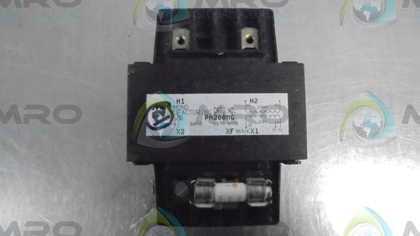 HAMMOND MANUFACTORING PH200MG INDUSTRIAL CONTROL TRANSFORMER *USED*