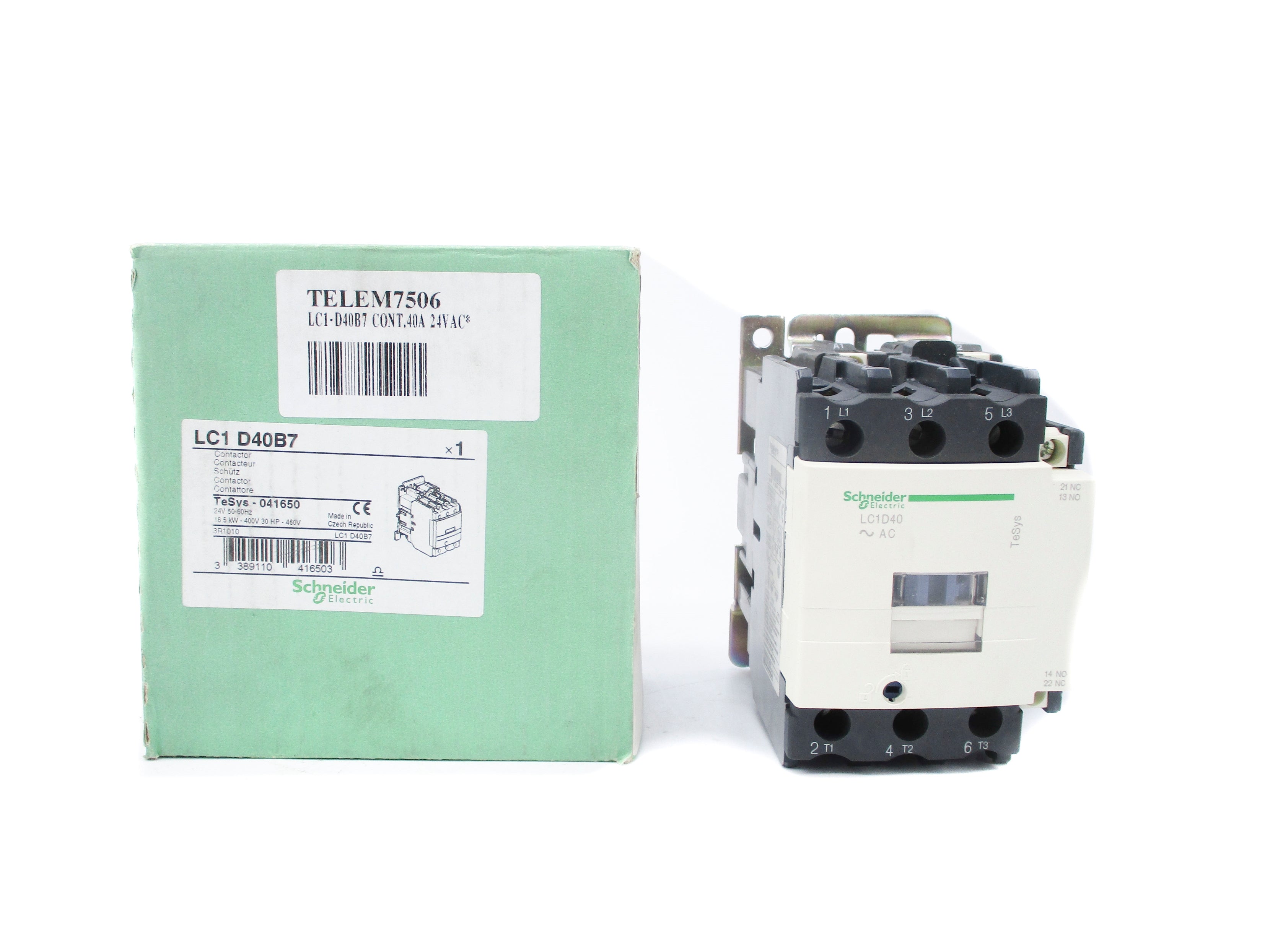 SCHNEIDER ELECTRIC LC1D40B7 24V NSMP
