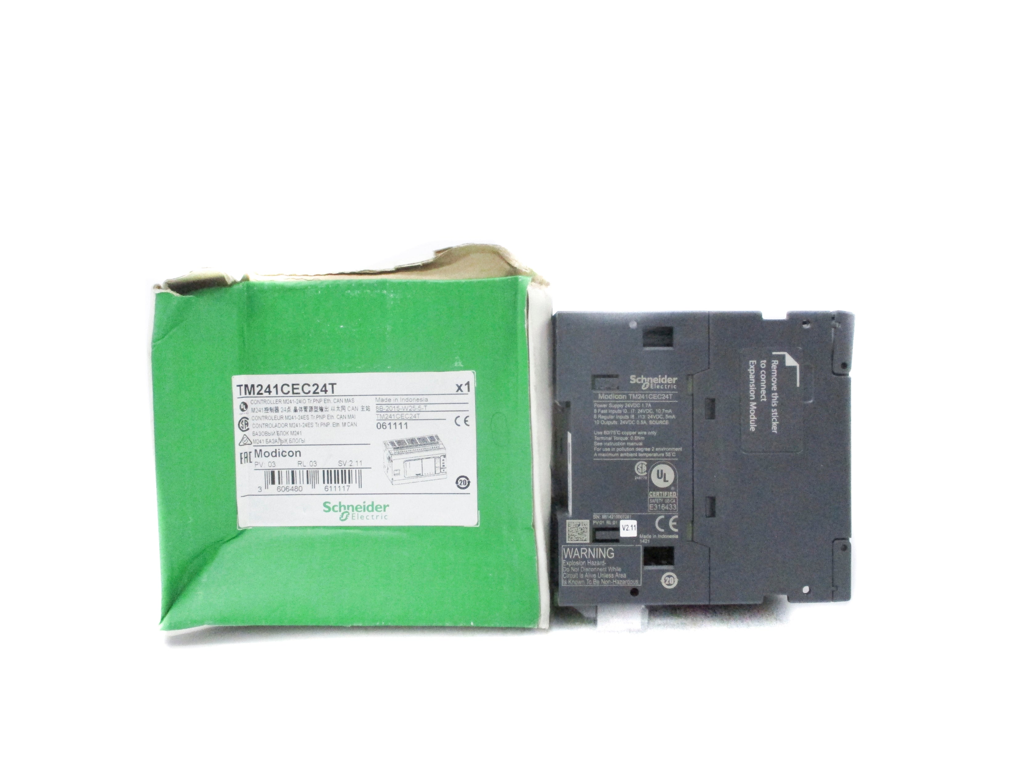 SCHNEIDER ELECTRIC TM241CEC24T (AS PICTURED) NSMP