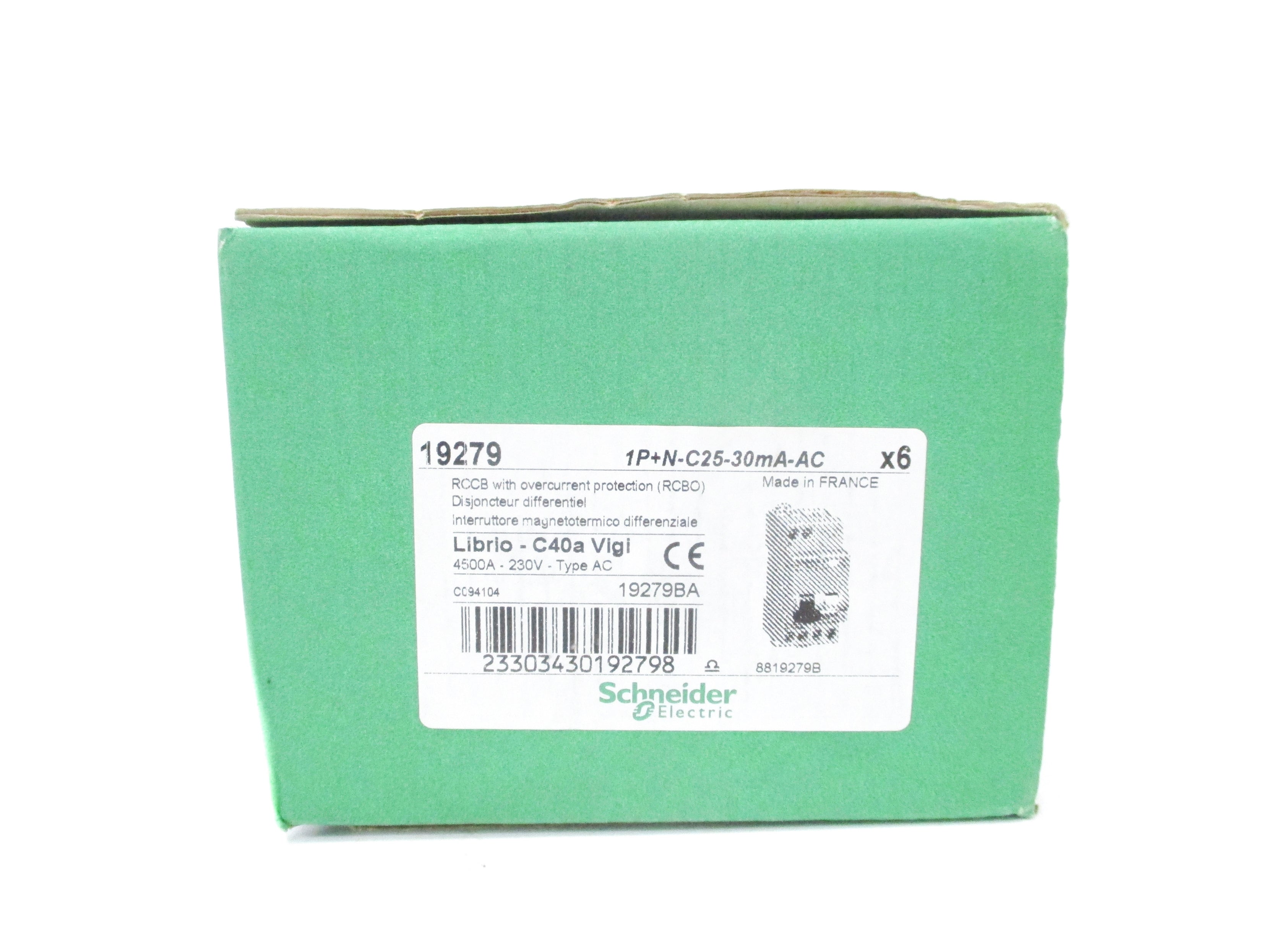 SCHNEIDER ELECTRIC 19279 4500A 230V (PKG OF 6) NSMP