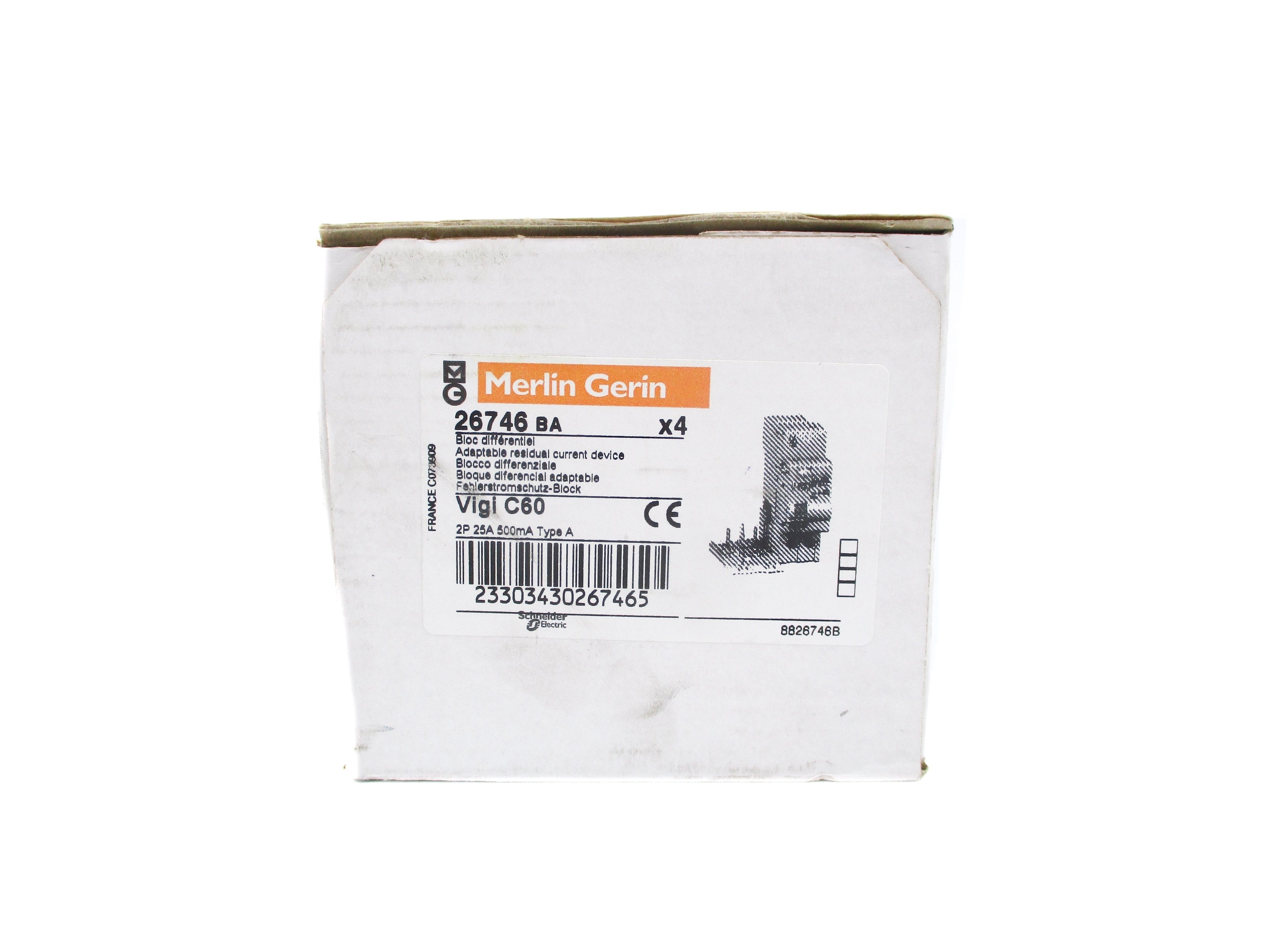 MERLIN GERIN 26746 VIGIC60 (PKG OF 4) NSMP