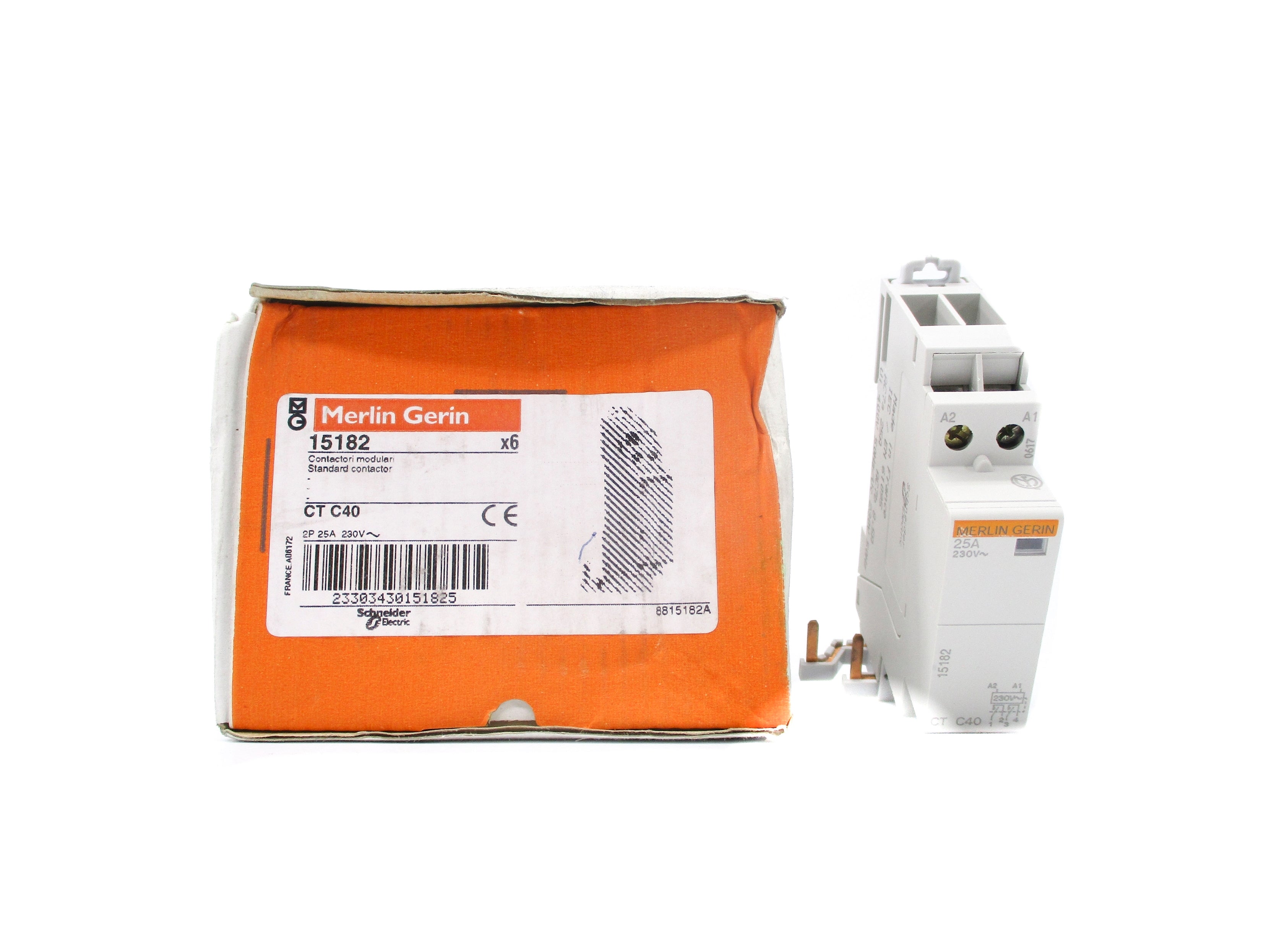 MERLIN GERIN 15182 CTC40 230V (PKG OF 6) NSMP