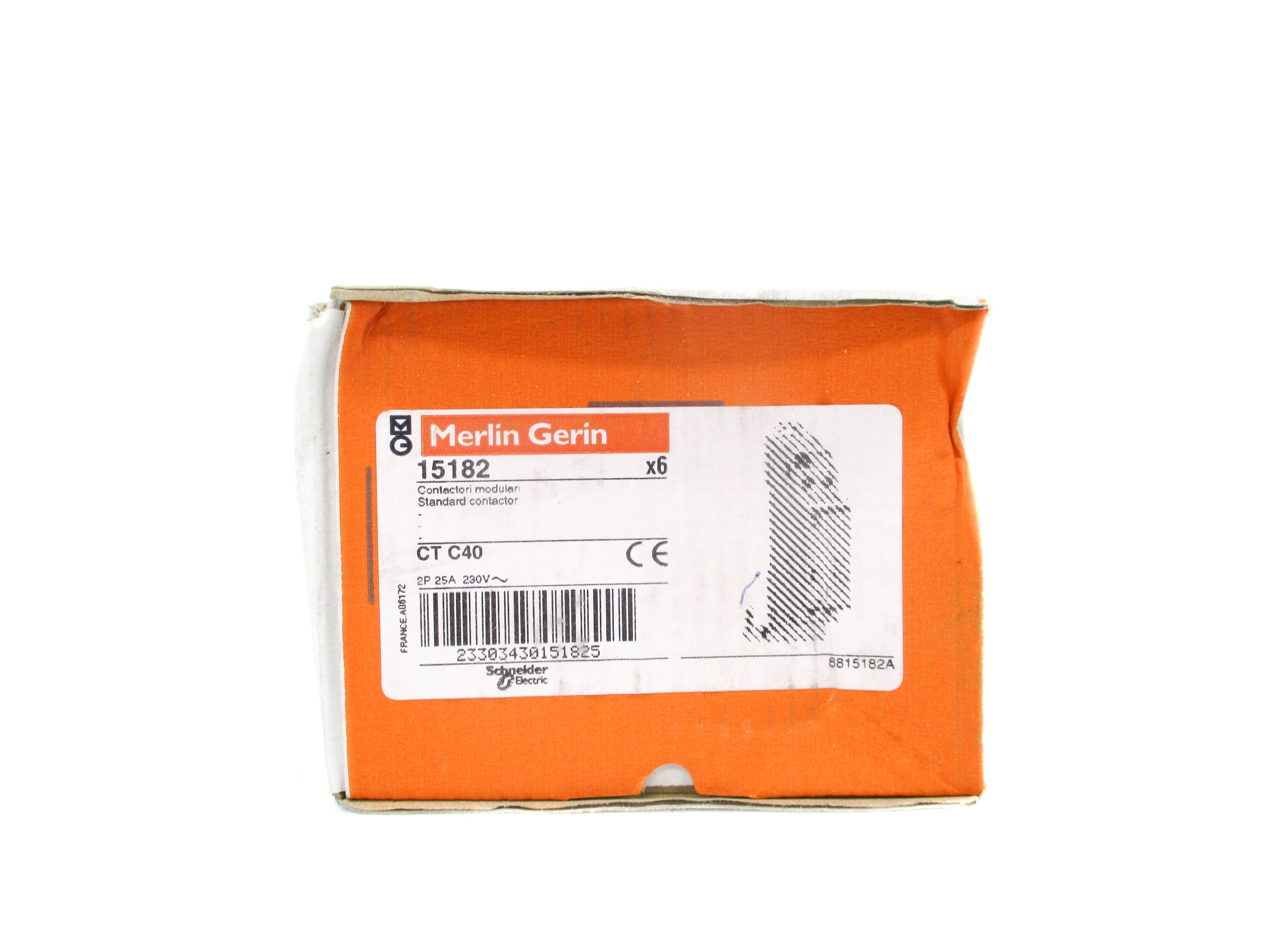 MERLIN GERIN 15182 CTC40 230V (PKG OF 6) NSMP