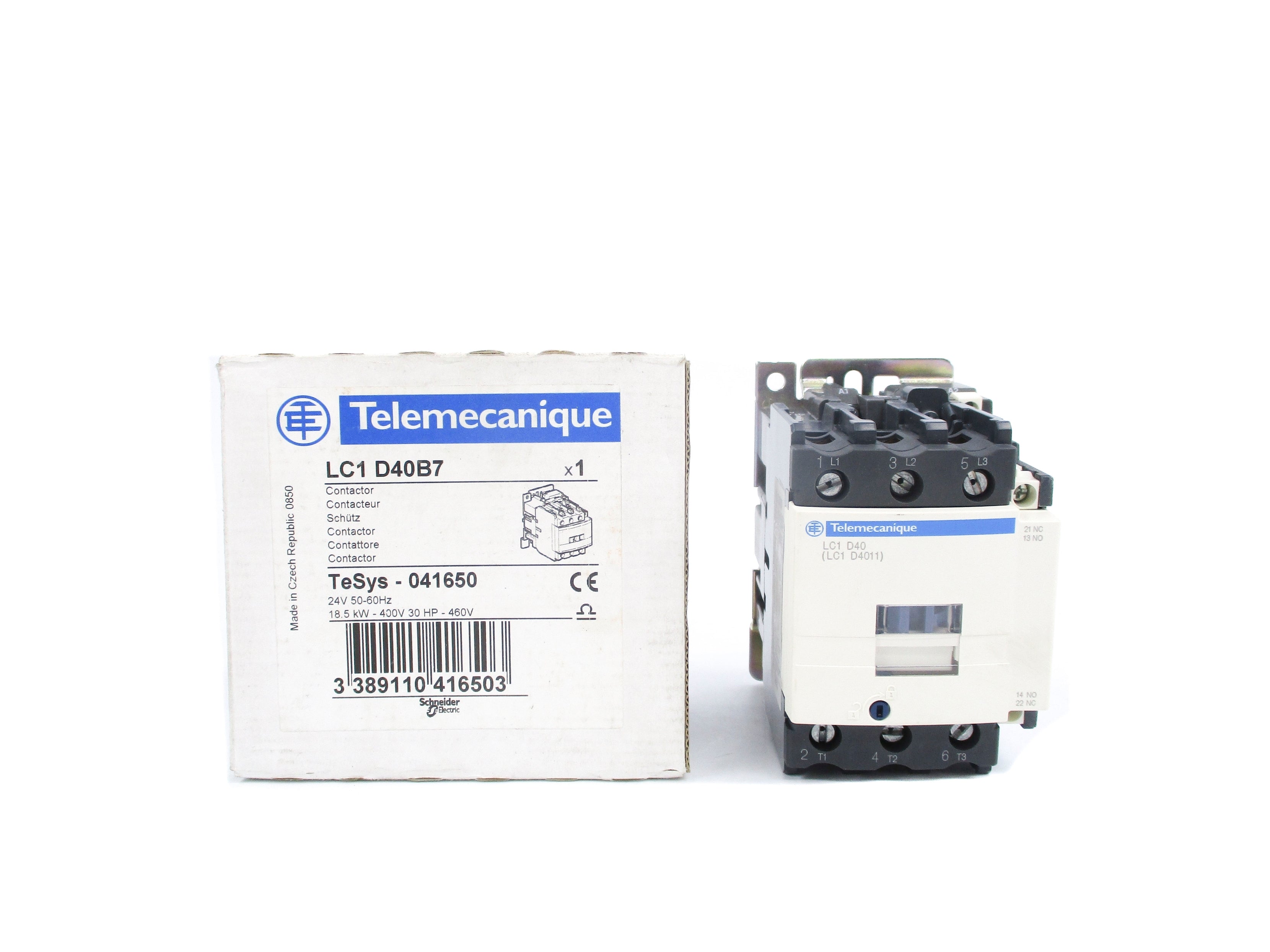 TELEMECANIQUE LC1D40B7 24V NSMP