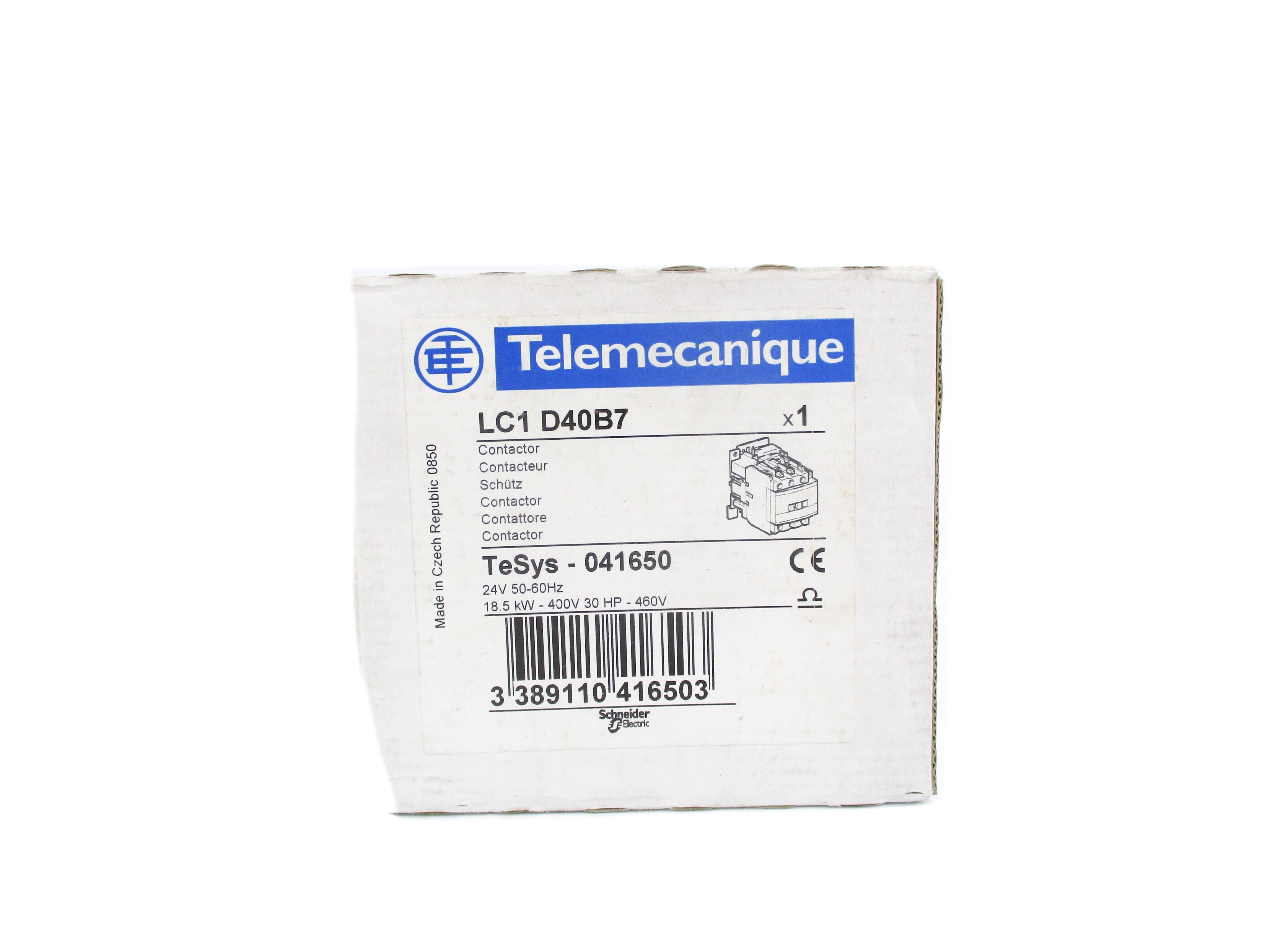 TELEMECANIQUE LC1D40B7 24V NSMP