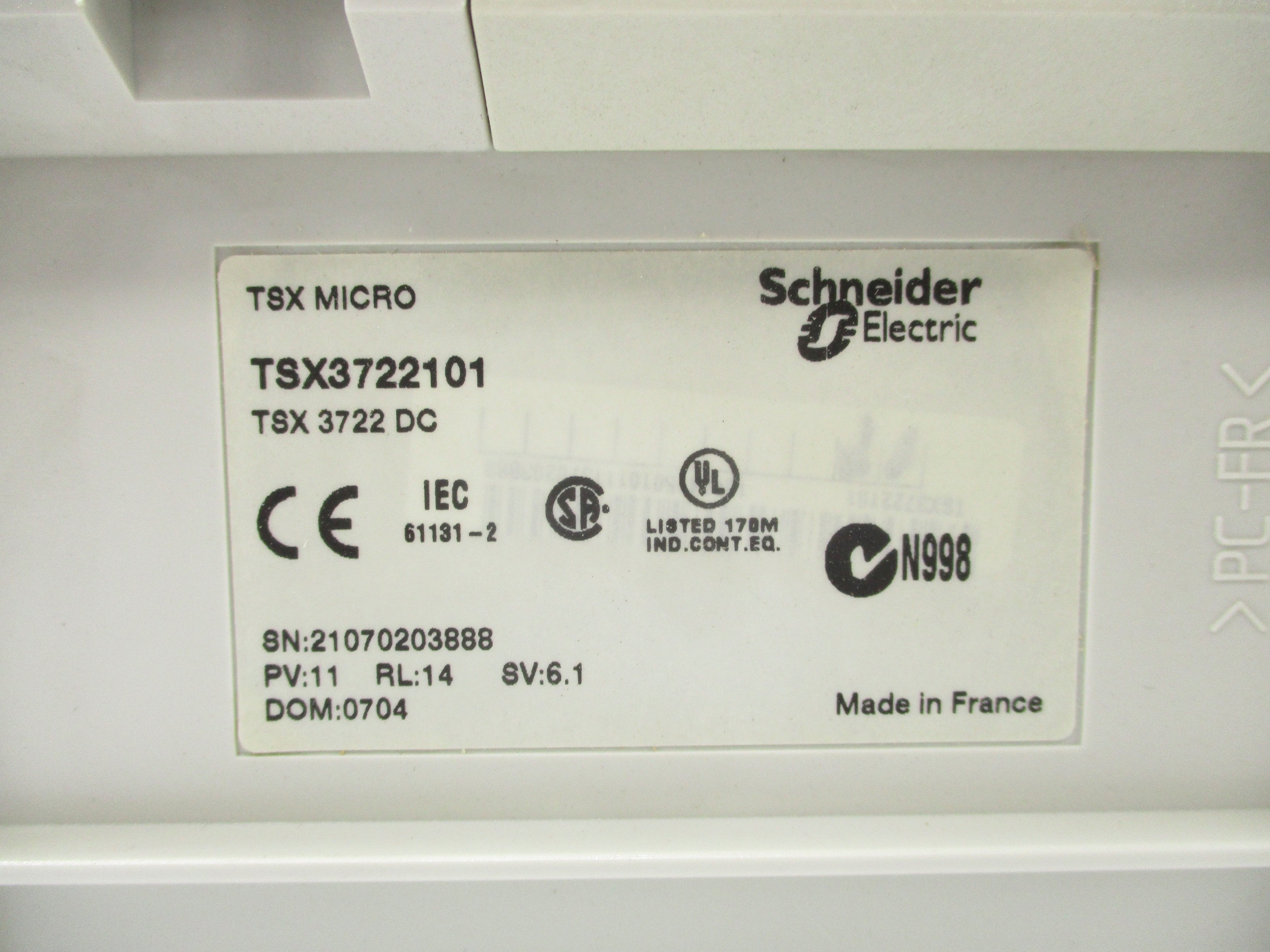 TELEMECANIQUE TSX3722101 NSNP