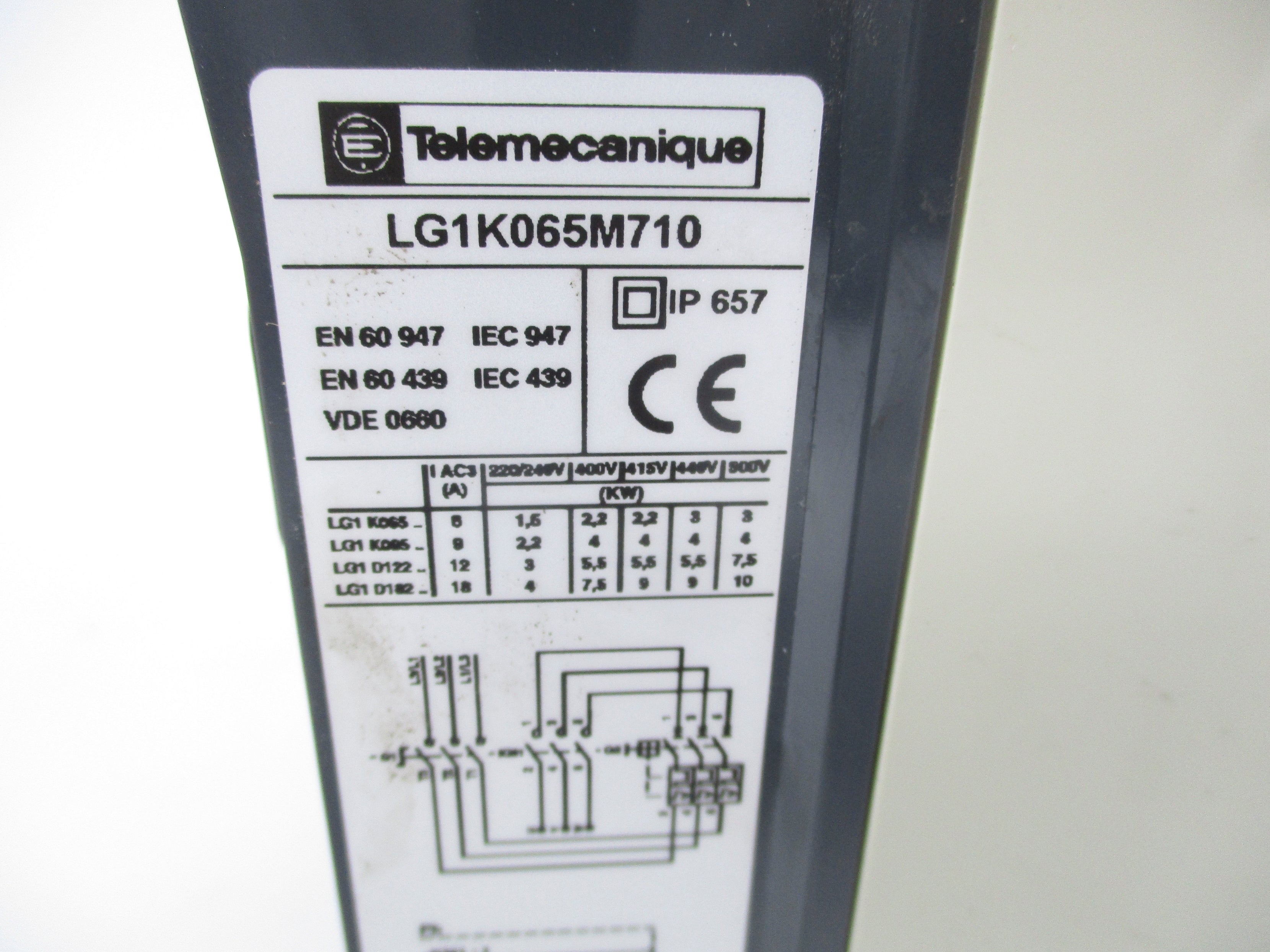 TELEMECANIQUE LG1K065M710 NSNP