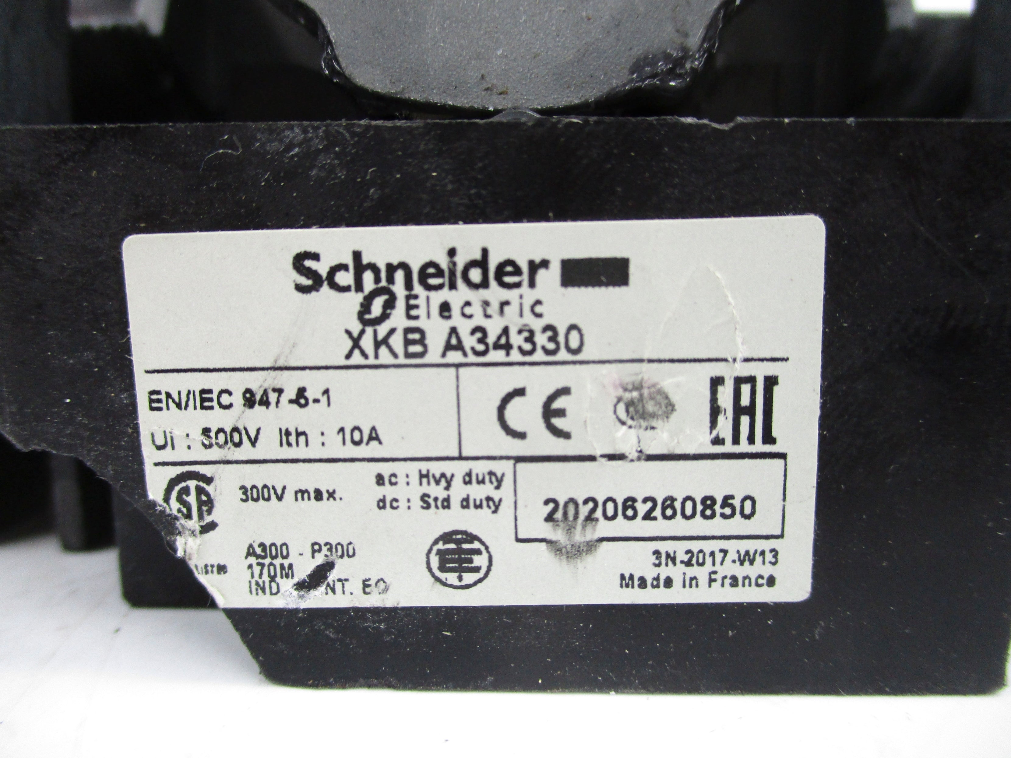 SCHNEIDER ELECTRIC XKBA34330 (AS PICTURED) NSNP