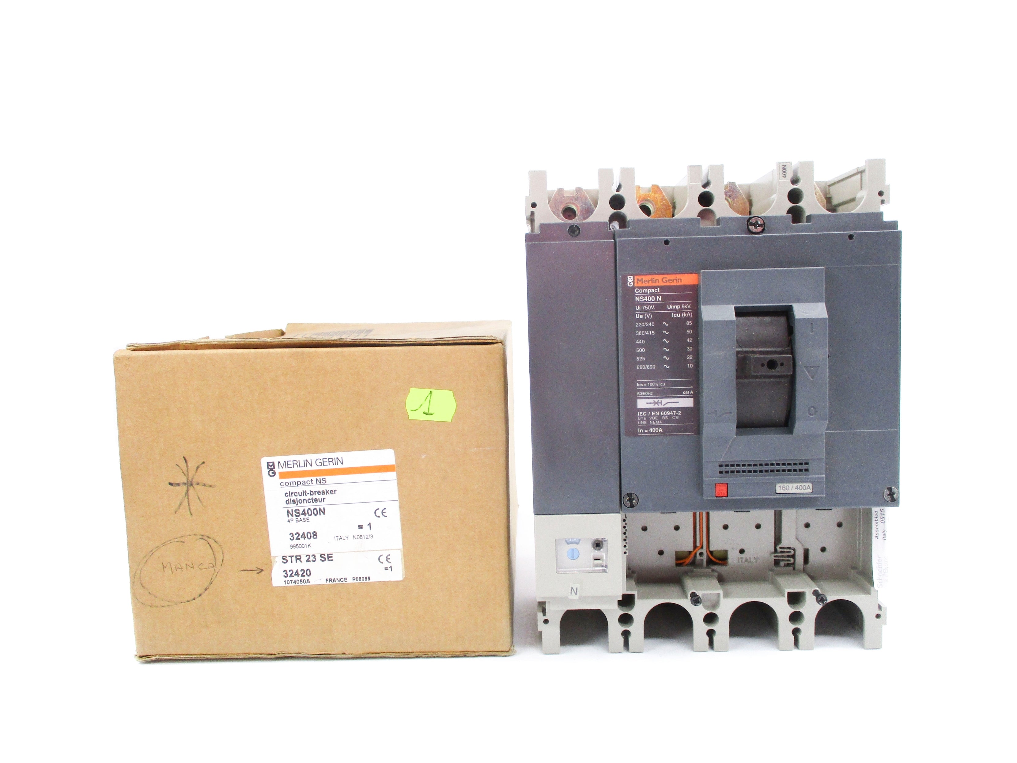 MERLIN GERIN NS400N 32408 400A 690V (AS PICTURED) NSMP
