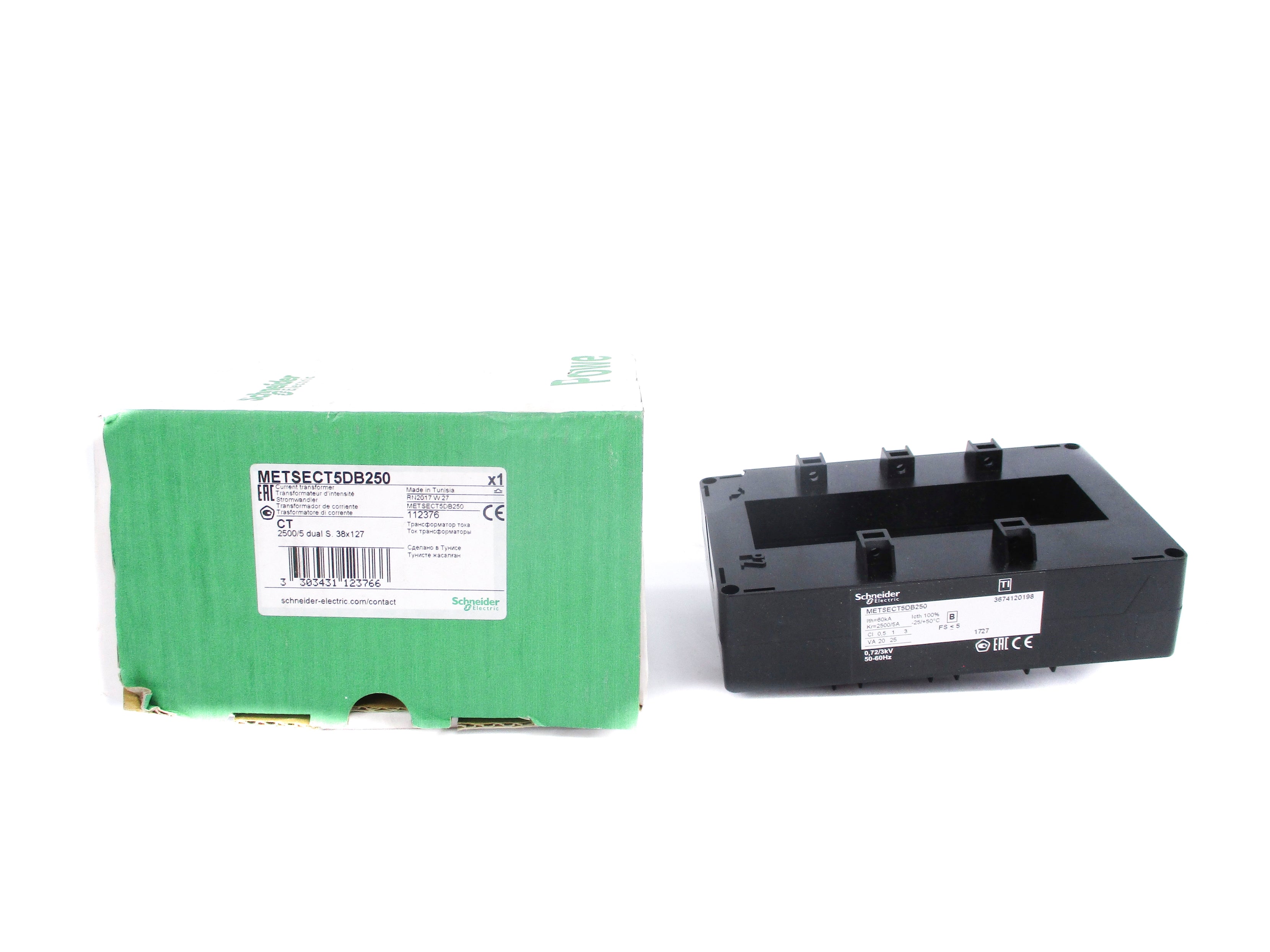SCHNEIDER ELECTRIC METSECT5DB250 0,72/3KV (AS PICTURED) NSMP