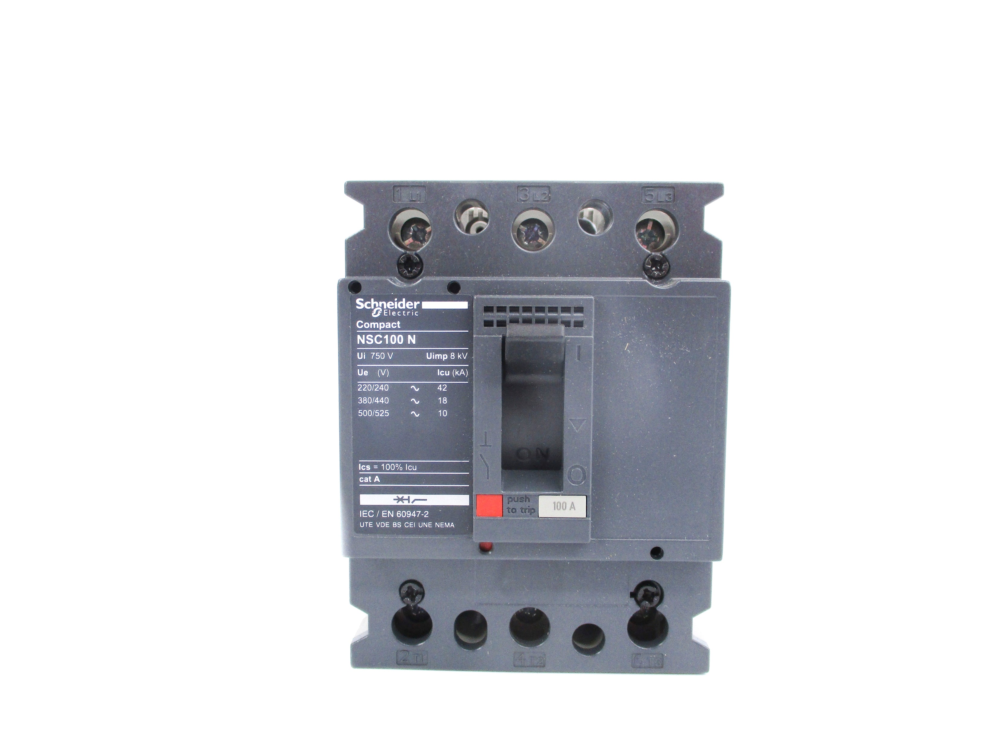 SCHNEIDER ELECTRIC NSC100N 100A 525V UNMP