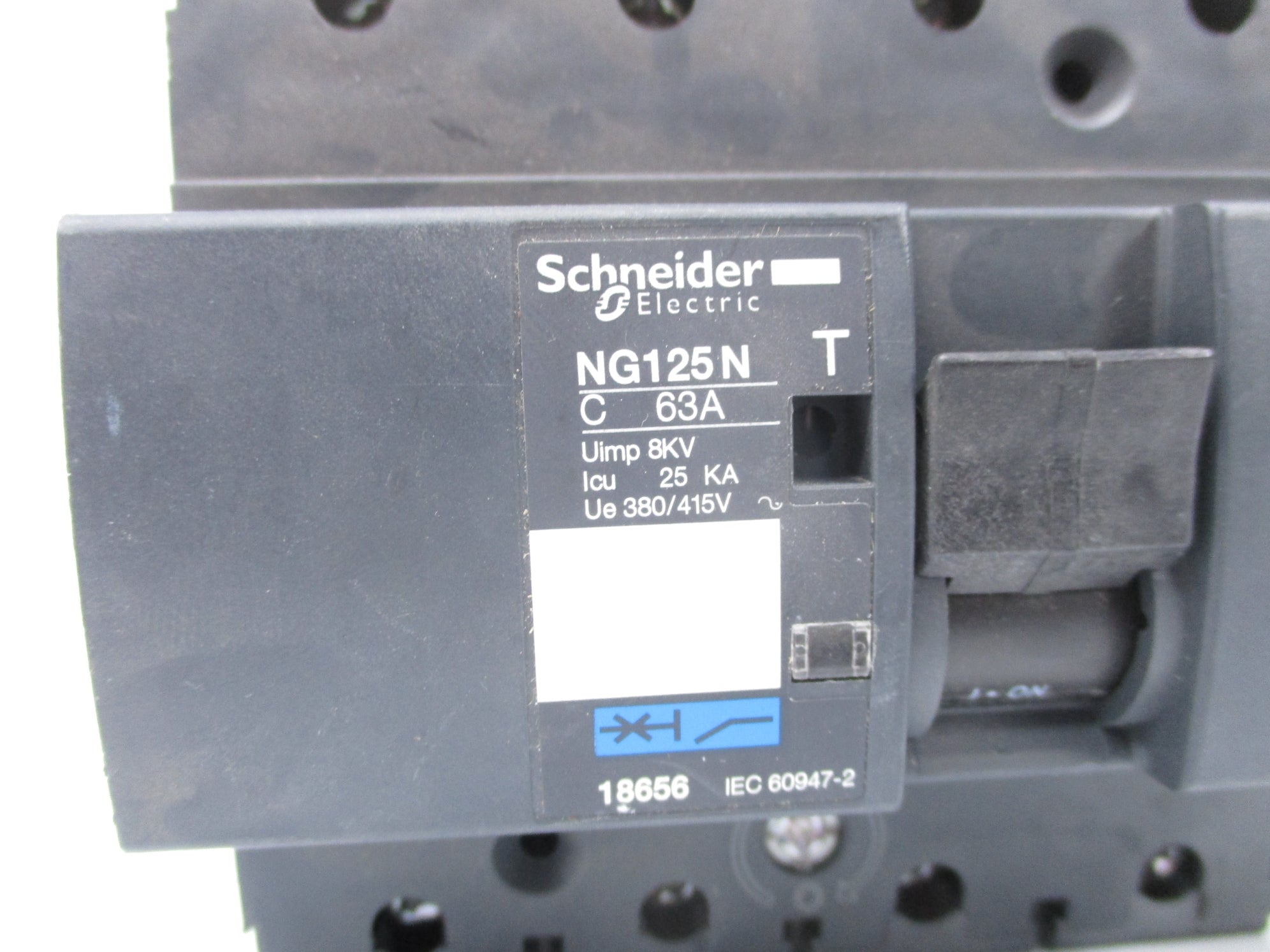 SCHNEIDER ELECTRIC NG125N 18656 63A 415V UNMP