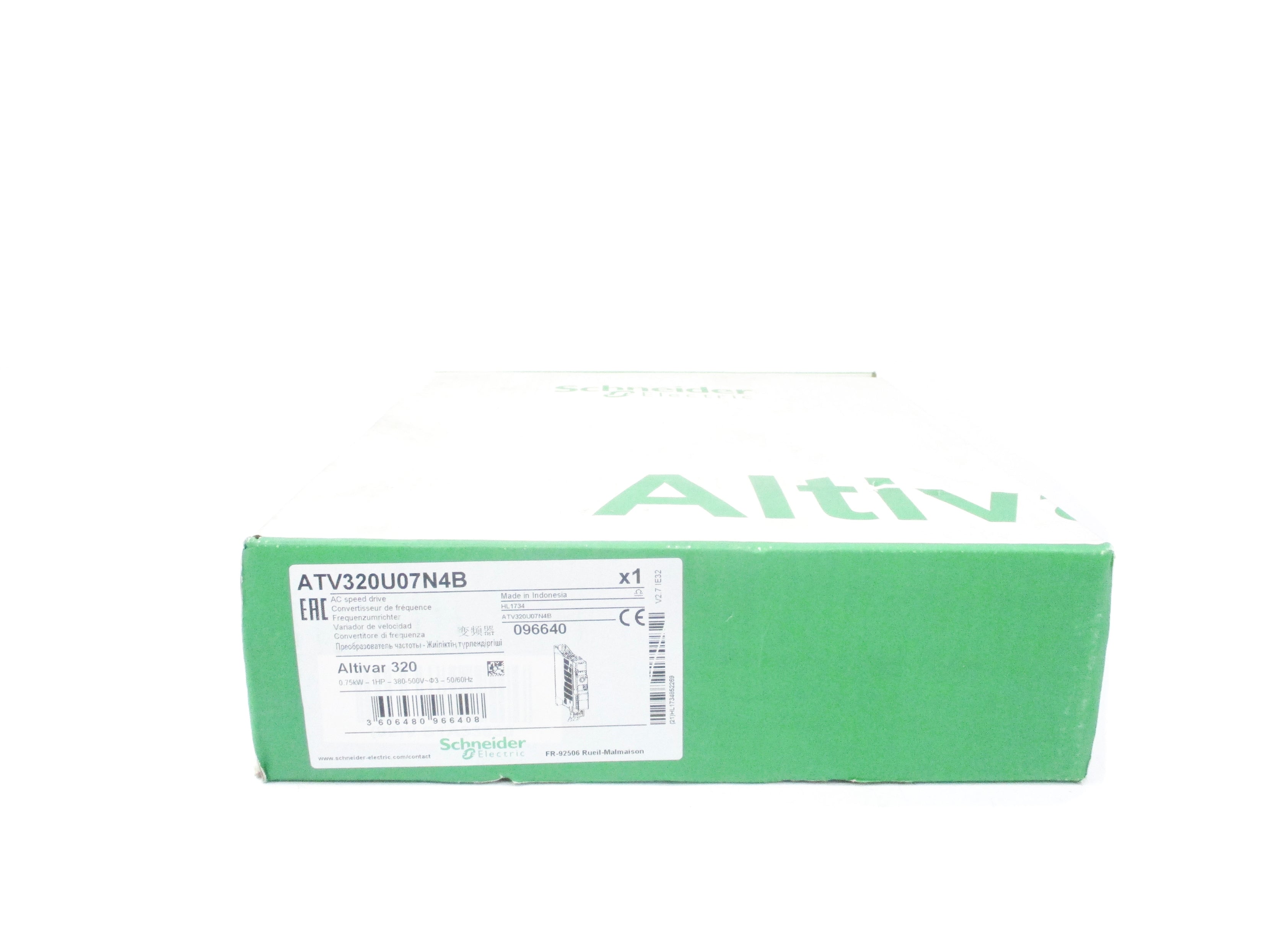 SCHNEIDER ELECTRIC ATV320U07N4B NUPI