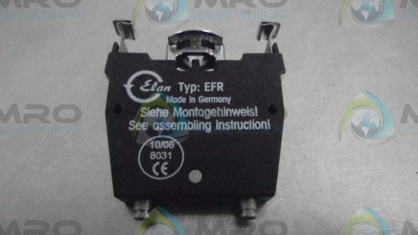 ELAN EFR SPRING RETURN CONTACT BLOCK *NEW NO BOX*