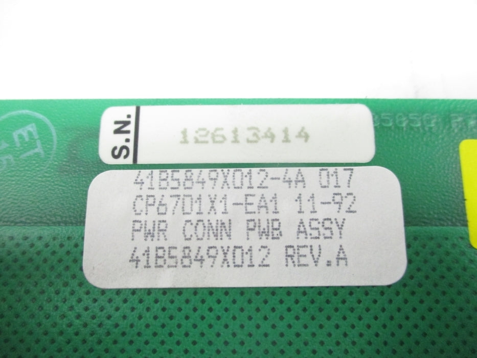 FISHER ROSEMOUNT CP6701X1-EA1 41B5849X012 REV. A UNMP