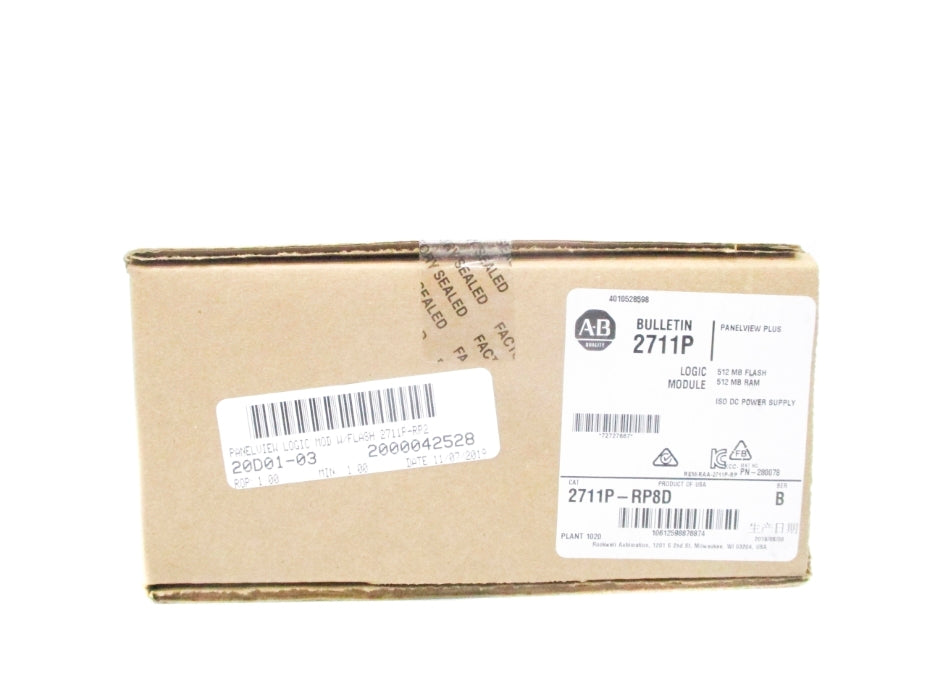 ALLEN BRADLEY 2711P-RP8D SER. B DATE: 2019 (BR/WH) NSFS