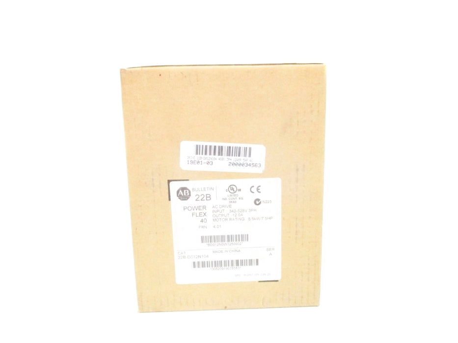 ALLEN BRADLEY 22B-D012N104 SER. A F/W 4.01 NSMP