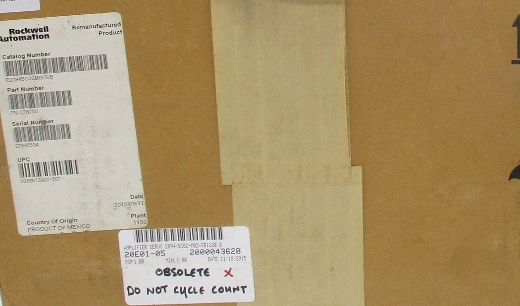 ALLEN BRADLEY 2094-BC02-M02-S SER. B REMAN