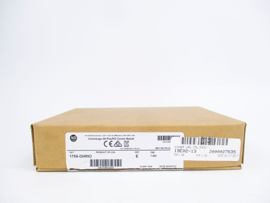 ALLEN BRADLEY 1756-DHRIO SER. E F/W 7.003 24VDC NSMP