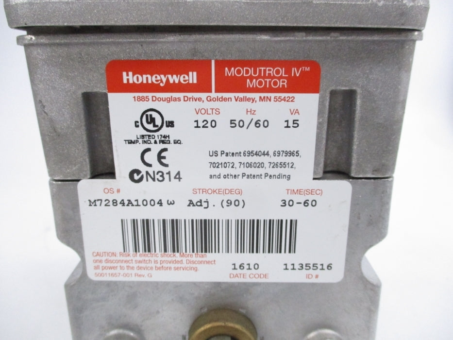 HONEYWELL M7284A1004 120V 30-60S UNMP