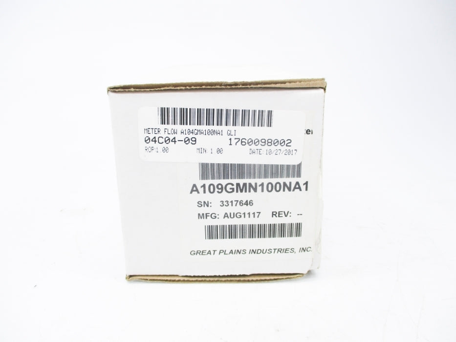 GREAT PLAINS INDUSTRIES A109GMN100NA1 150PSI NSMP