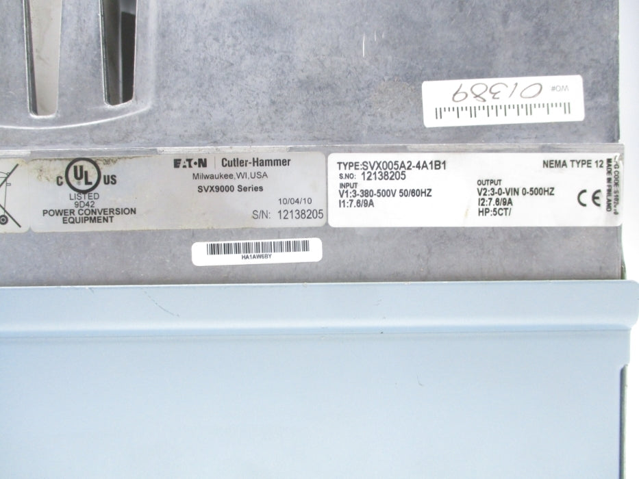 EATON SVX005A2-4A1B1 (AS PICTURED) UNMP