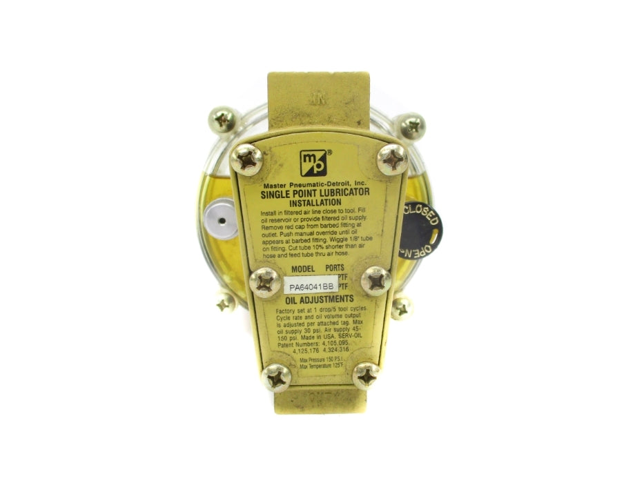 MASTER PNEUMATIC-DETROIT PA64041BB UNMP