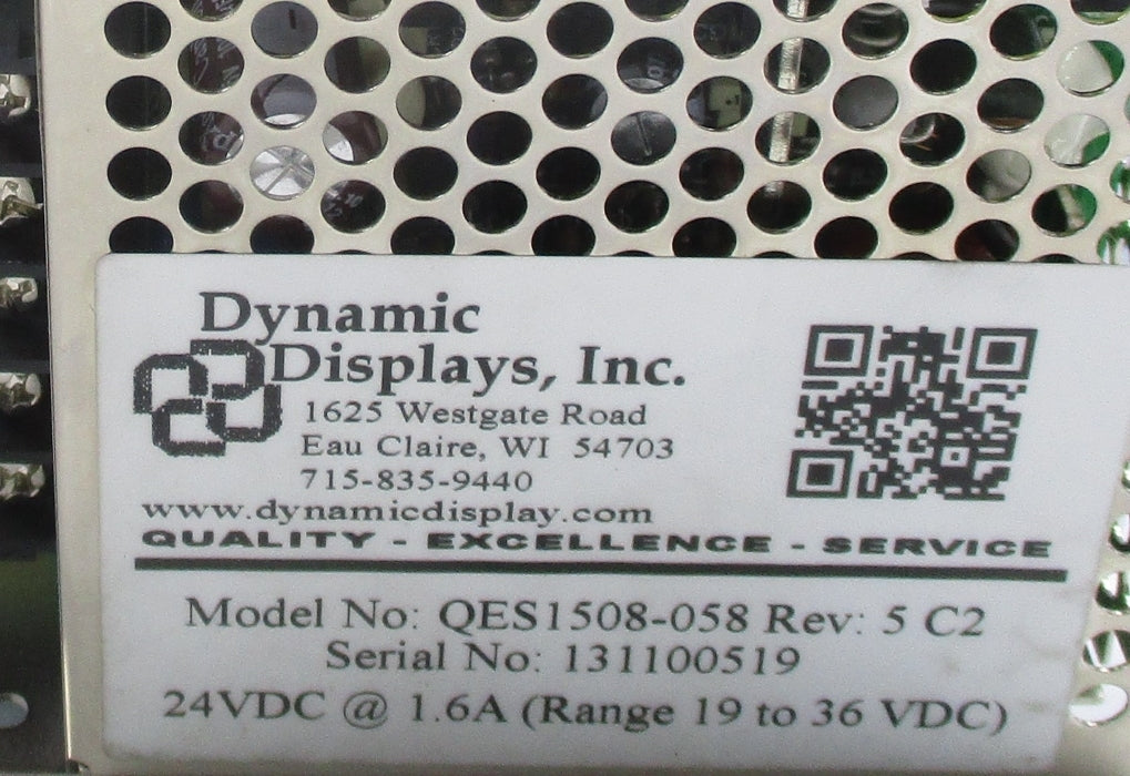 DYNAMIC DISPLAYS QES1508-058 NSNP