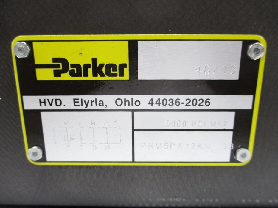 PARKER PRM6PA17KN38 5000PSI NSNP