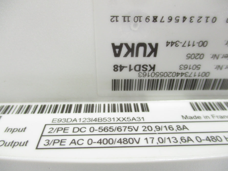 KUKA KSD1-48 E93DA123I4B531XX5A31 UNMP
